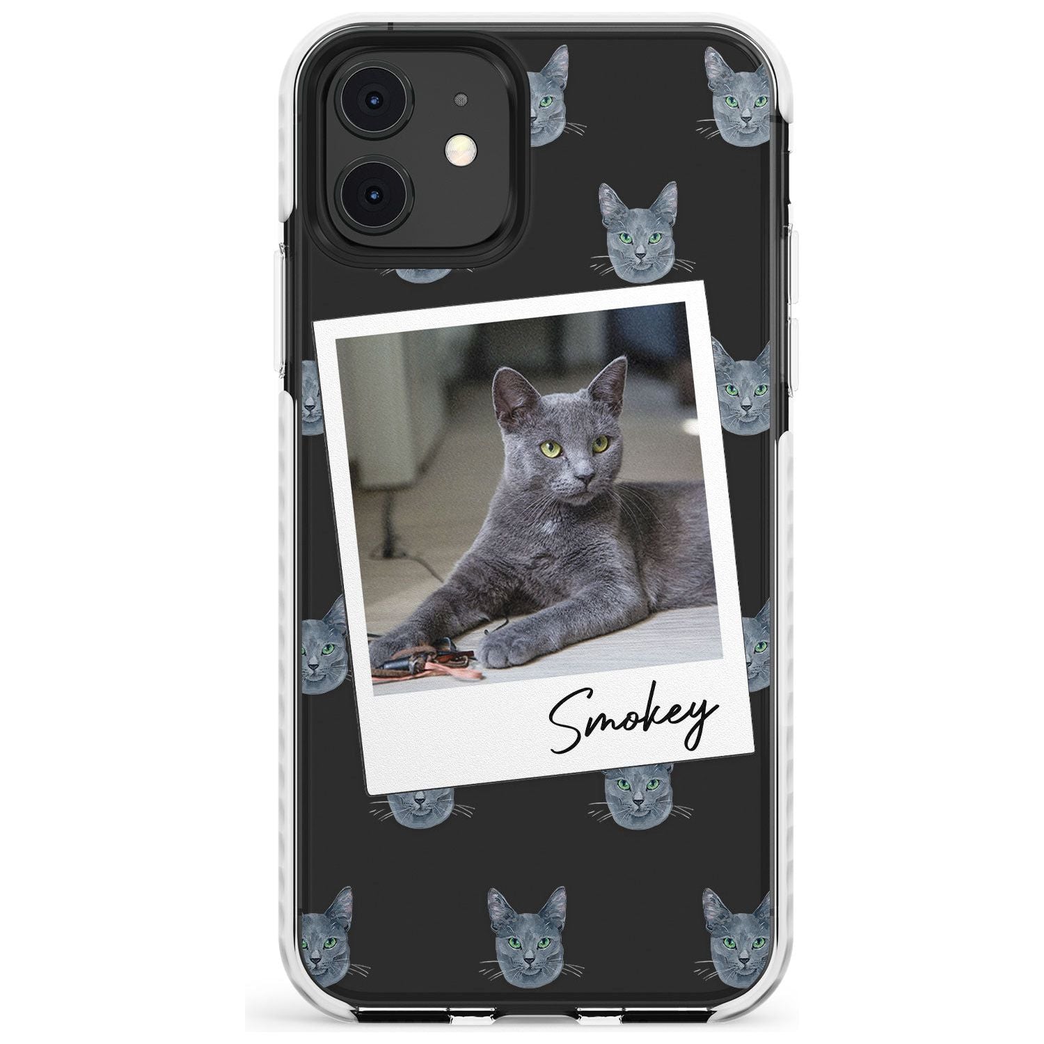 Personalised Korat Cat Photo Impact Phone Case for iPhone 11