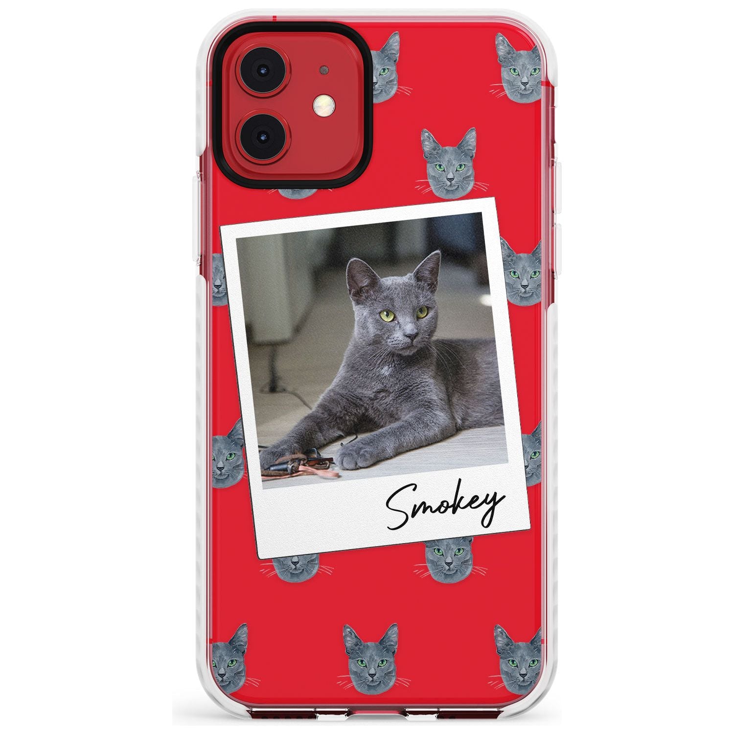 Personalised Korat Cat Photo Impact Phone Case for iPhone 11