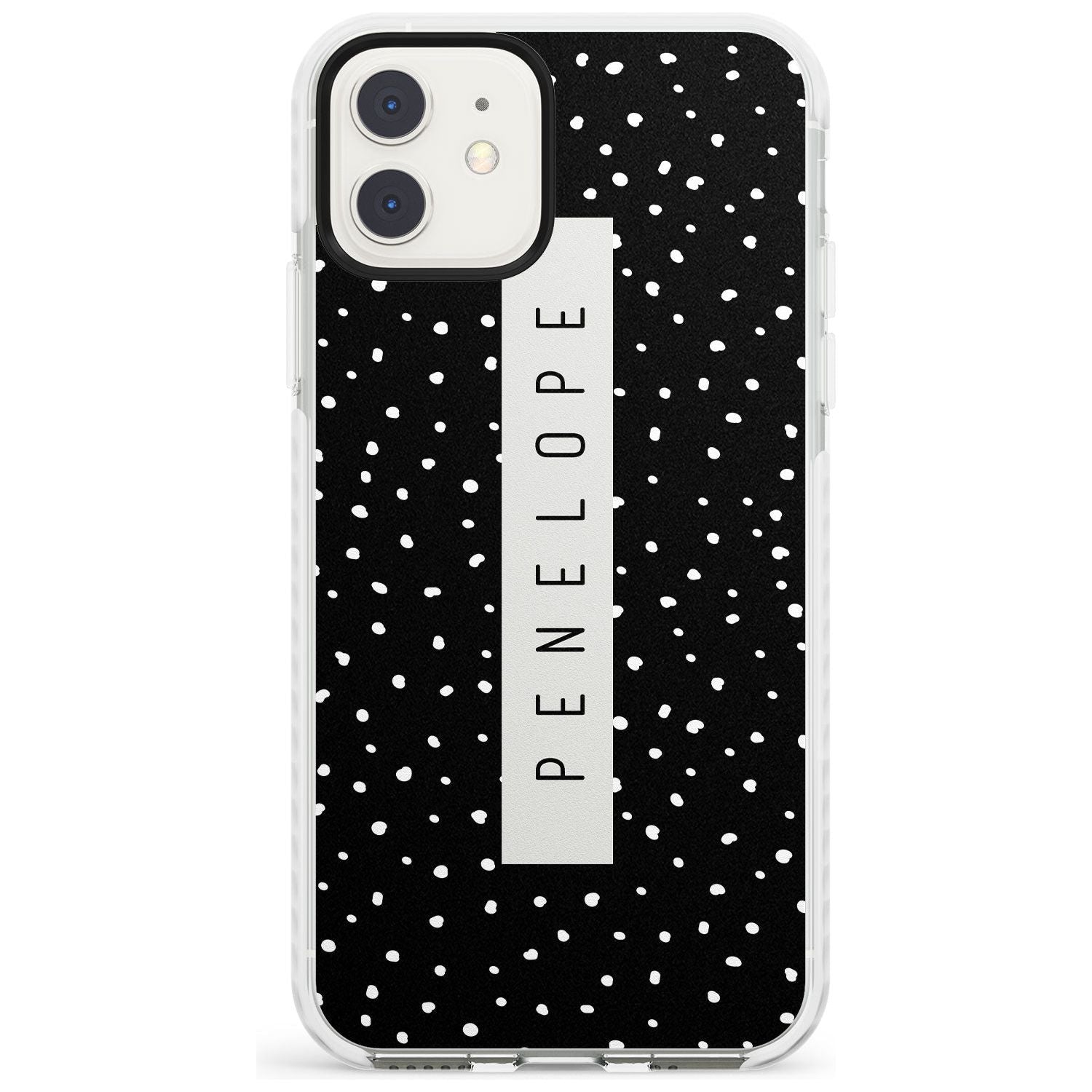 Custom Black Dots iPhone Case Impact Case Custom Phone Case - Case Warehouse