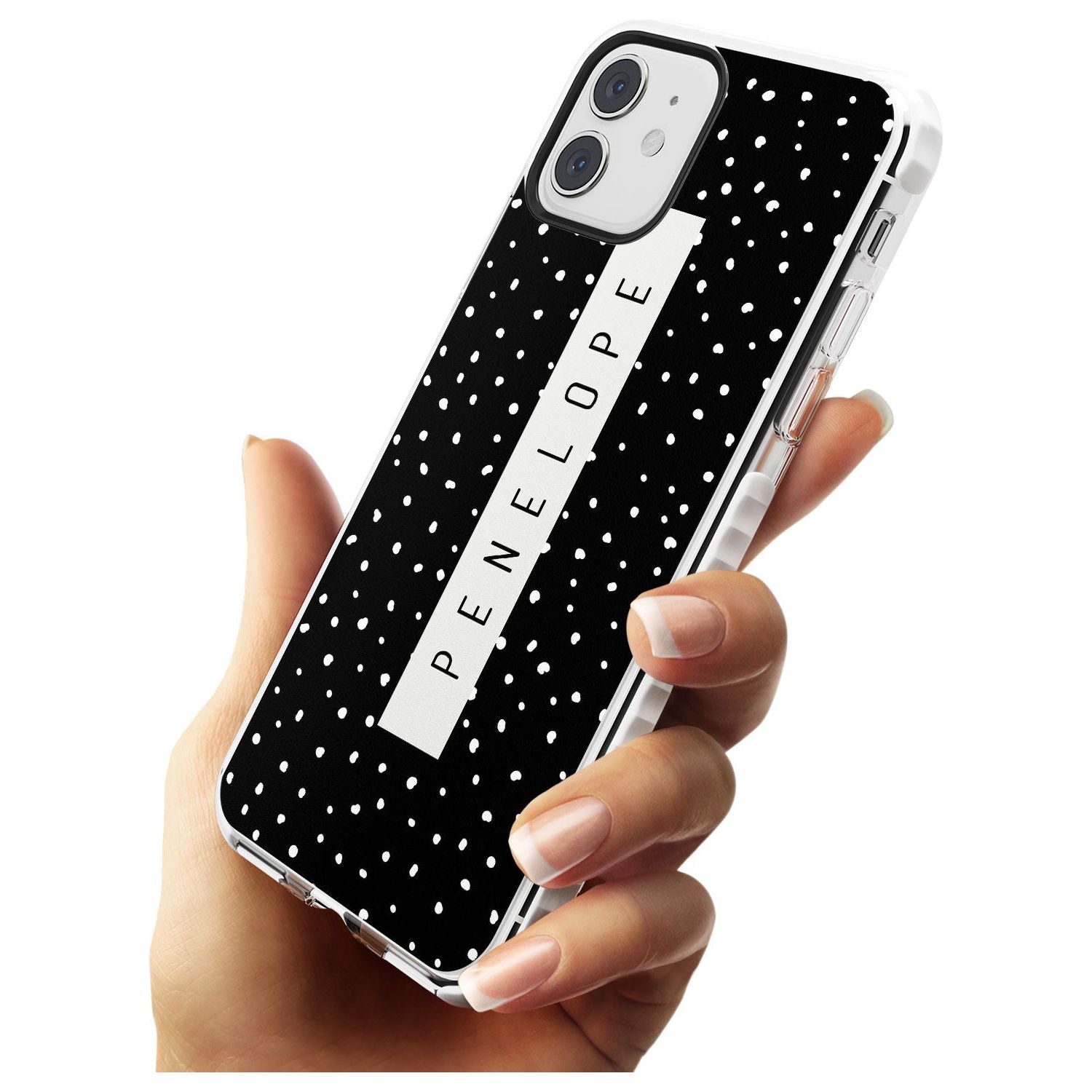 Custom Black Dots iPhone Case Custom Phone Case - Case Warehouse