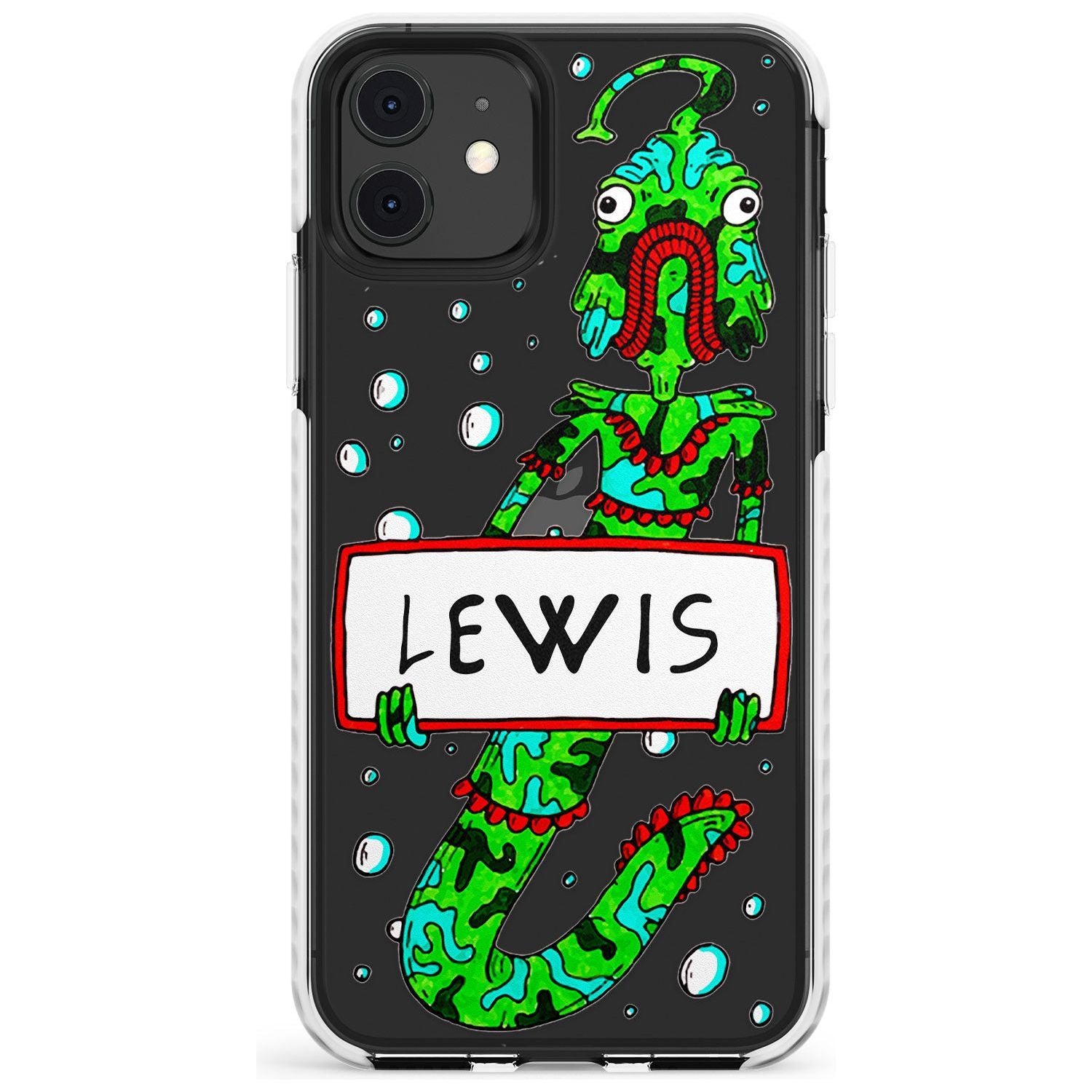 Personalised Custom Fish Boy Impact Phone Case for iPhone 11