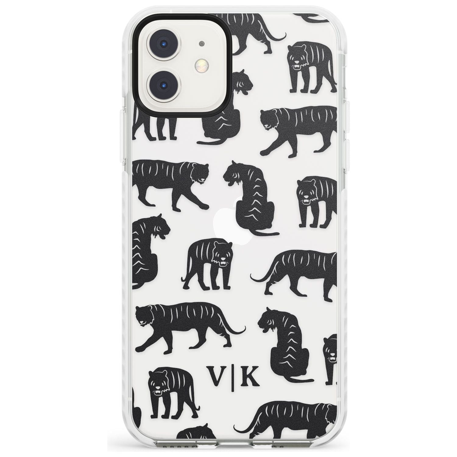 Tiger Silhouettes iPhone Case Impact Case Custom Phone Case - Case Warehouse