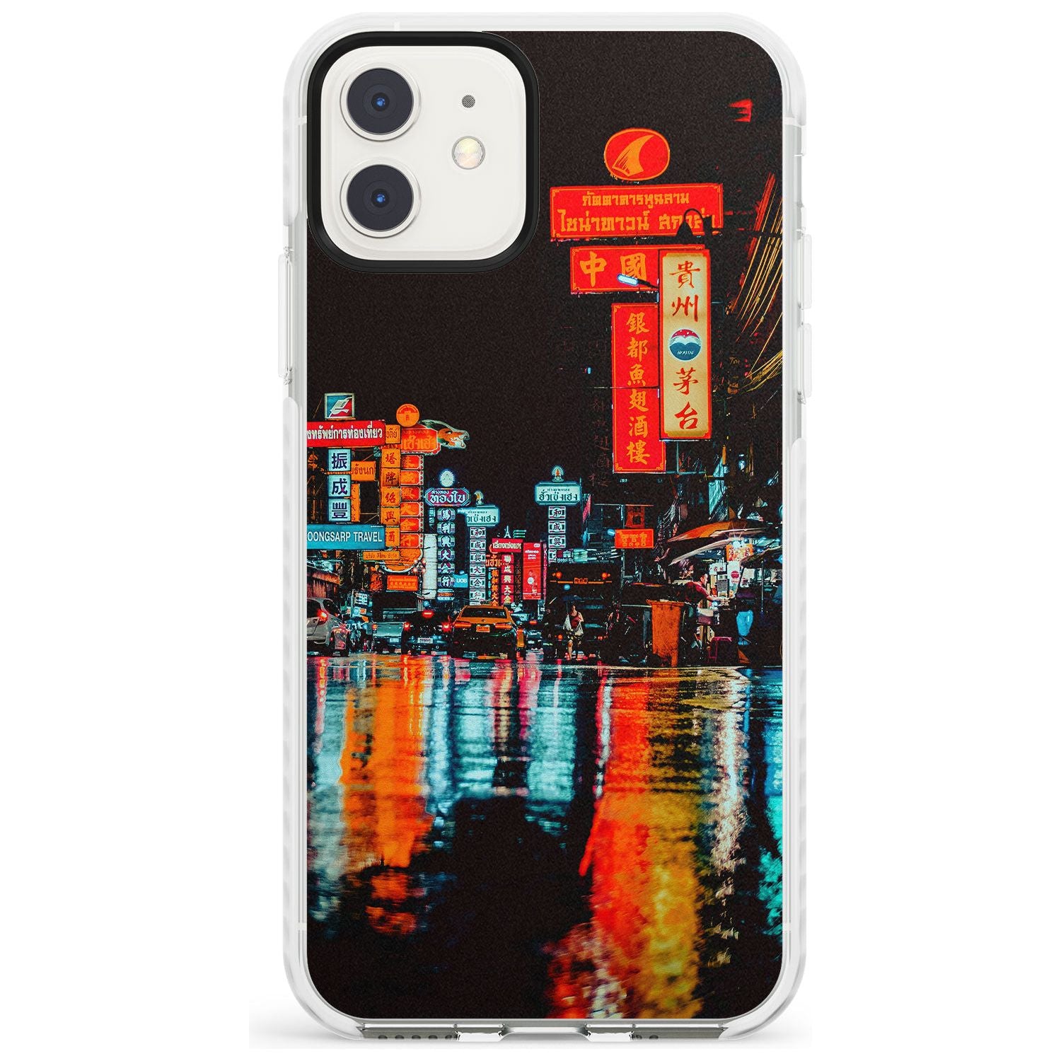 Neon City iPhone Case Impact Case Phone Case - Case Warehouse