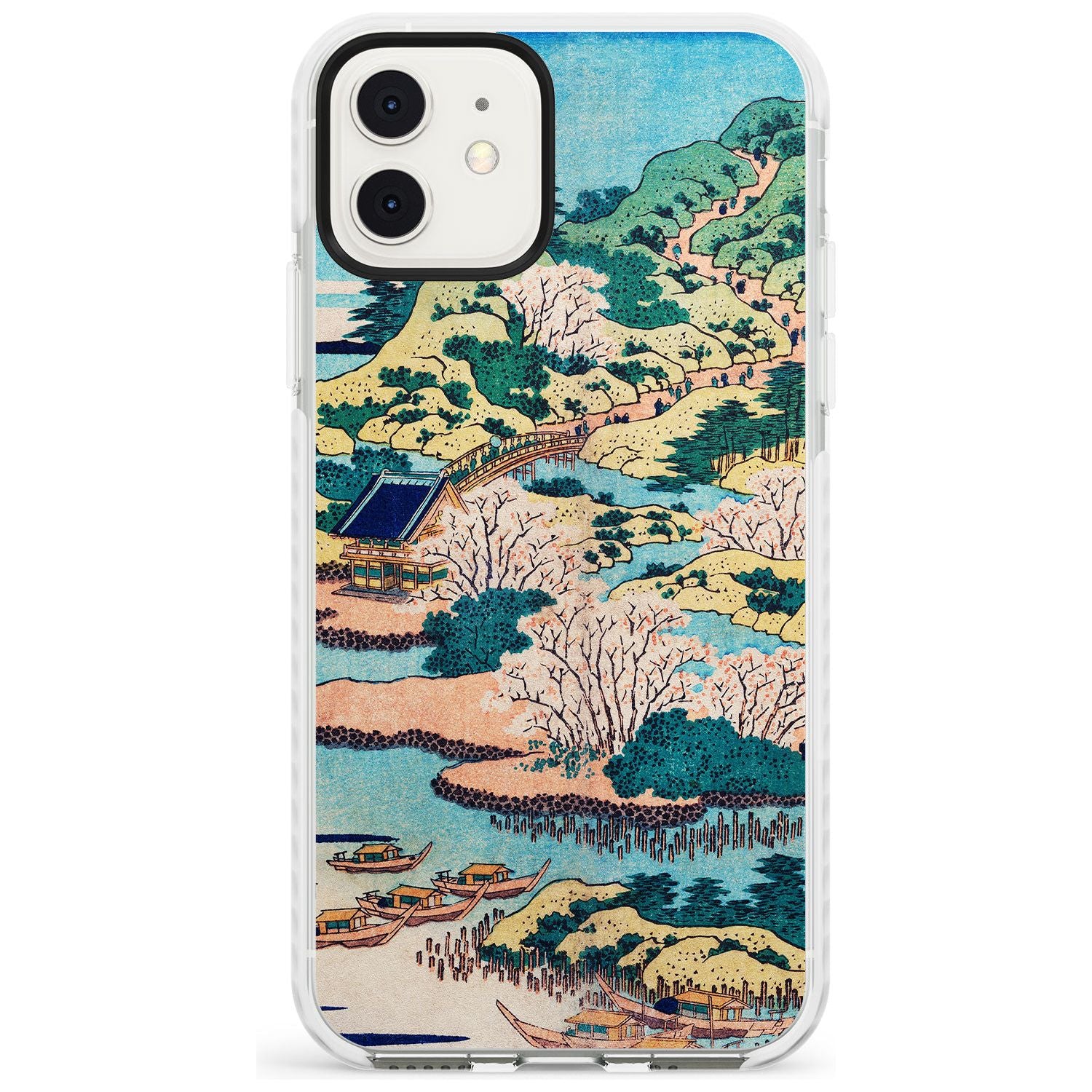 Coastal Community by Katsushika Hokusai Slim TPU Phone Case for iPhone 11