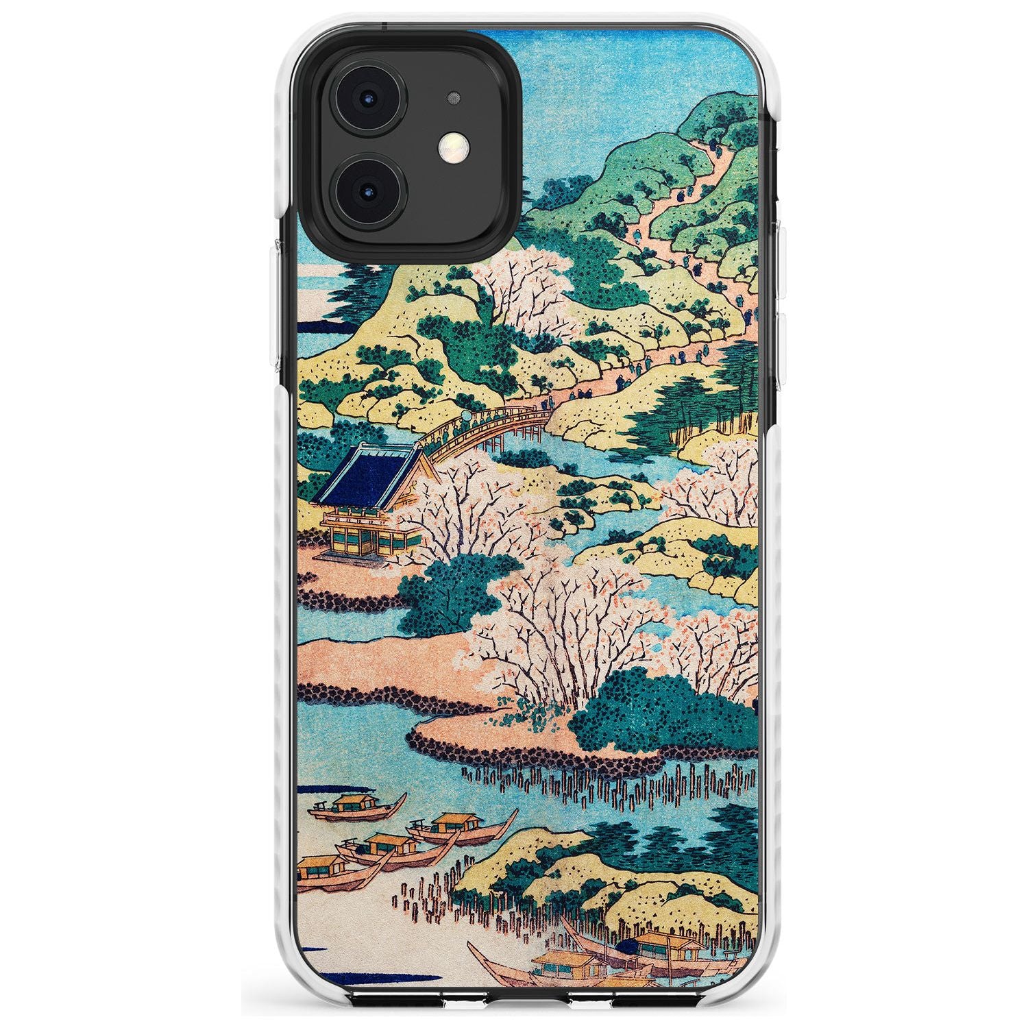 Coastal Community by Katsushika Hokusai Slim TPU Phone Case for iPhone 11