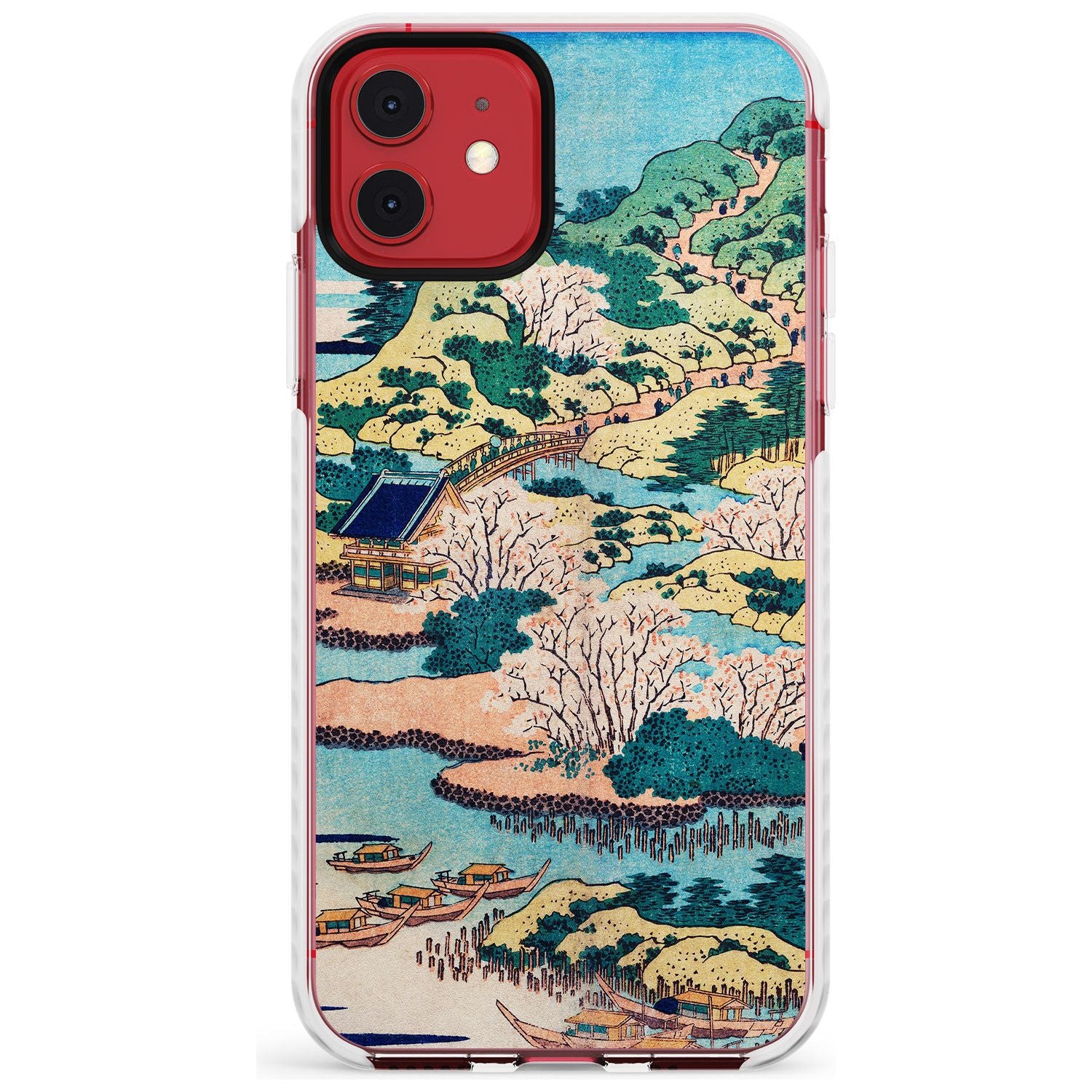 Coastal Community by Katsushika Hokusai Slim TPU Phone Case for iPhone 11