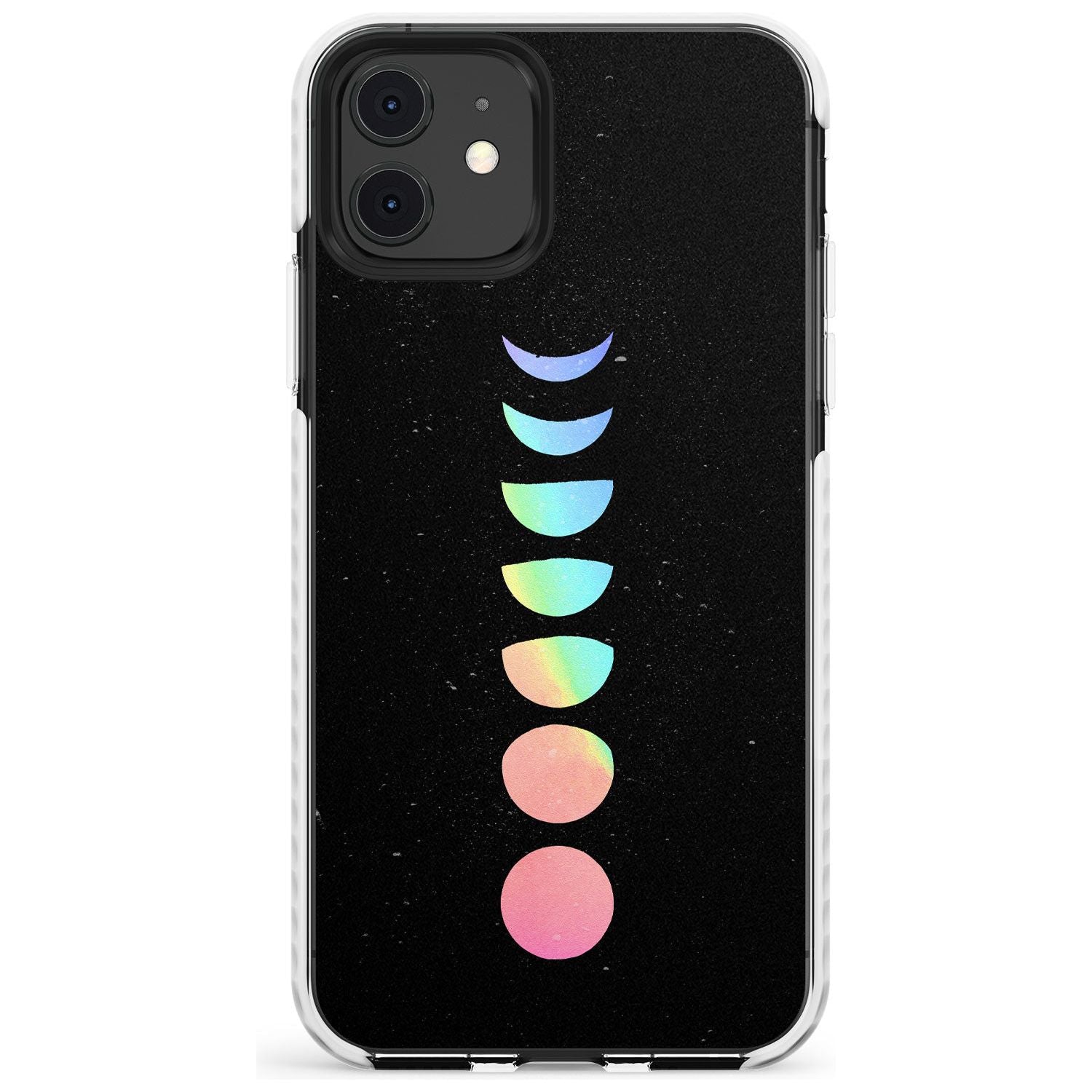 Pastel Moon Phases Slim TPU Phone Case for iPhone 11