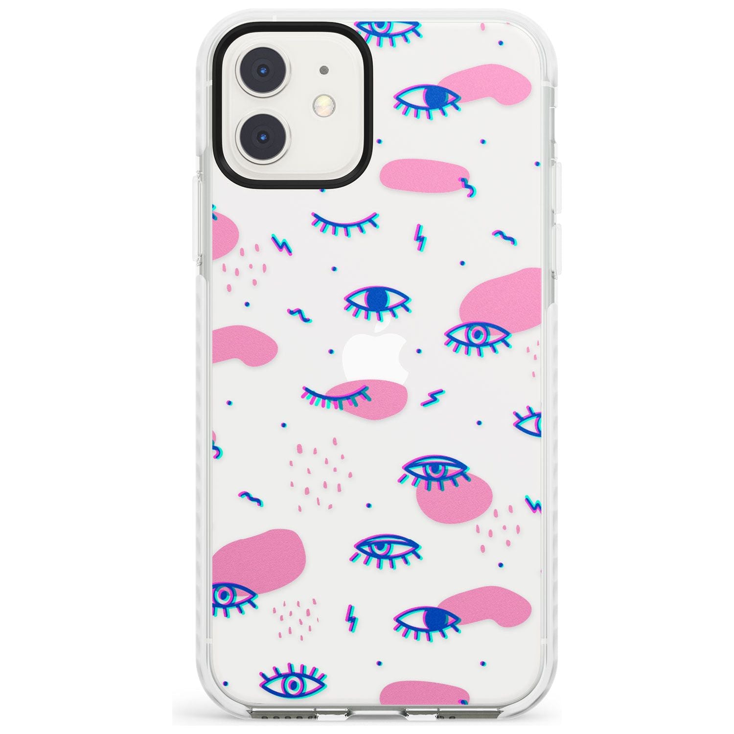 Pink Eye Blotches iPhone Case Impact Case Phone Case - Case Warehouse
