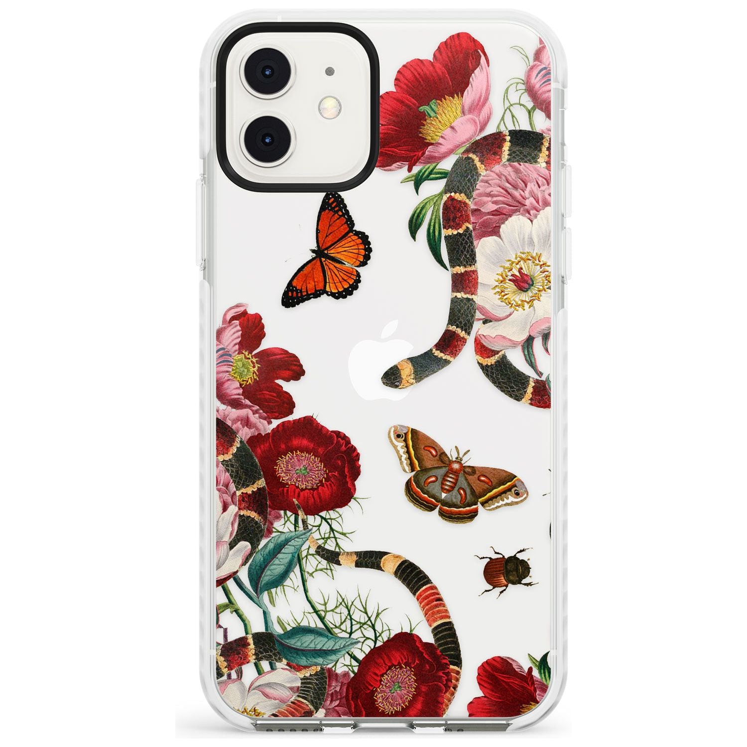 Botanical Snake Slim TPU Phone Case for iPhone 11