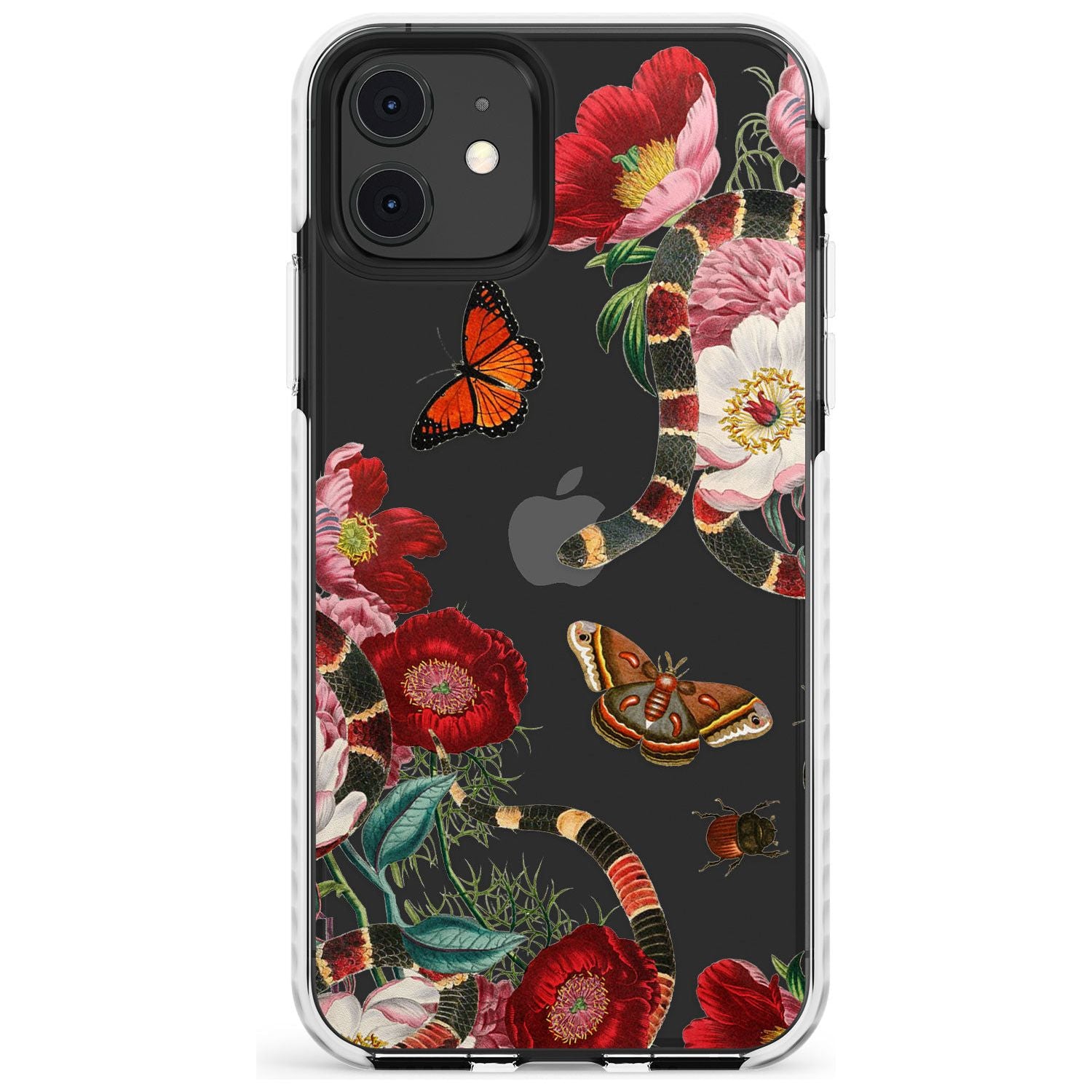Botanical Snake Slim TPU Phone Case for iPhone 11