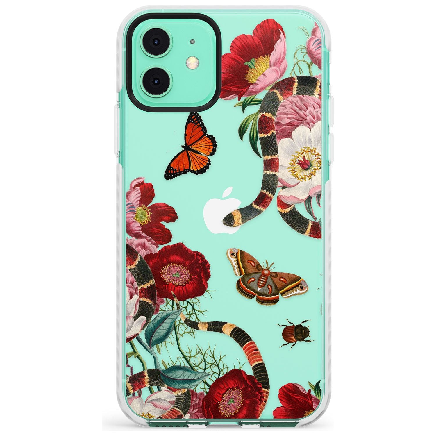 Botanical Snake Slim TPU Phone Case for iPhone 11