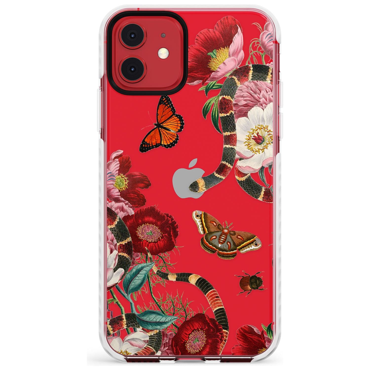Botanical Snake Slim TPU Phone Case for iPhone 11