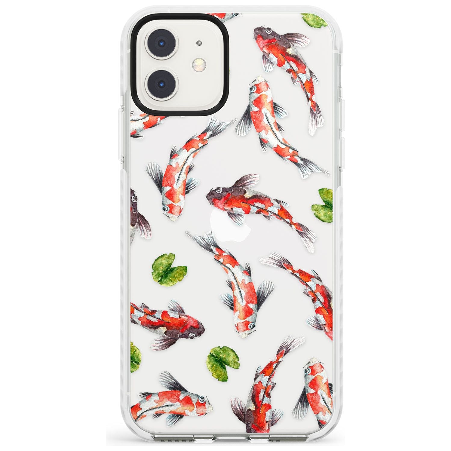 Koi Fish Japanese Watercolour iPhone Case Impact Case Phone Case - Case Warehouse