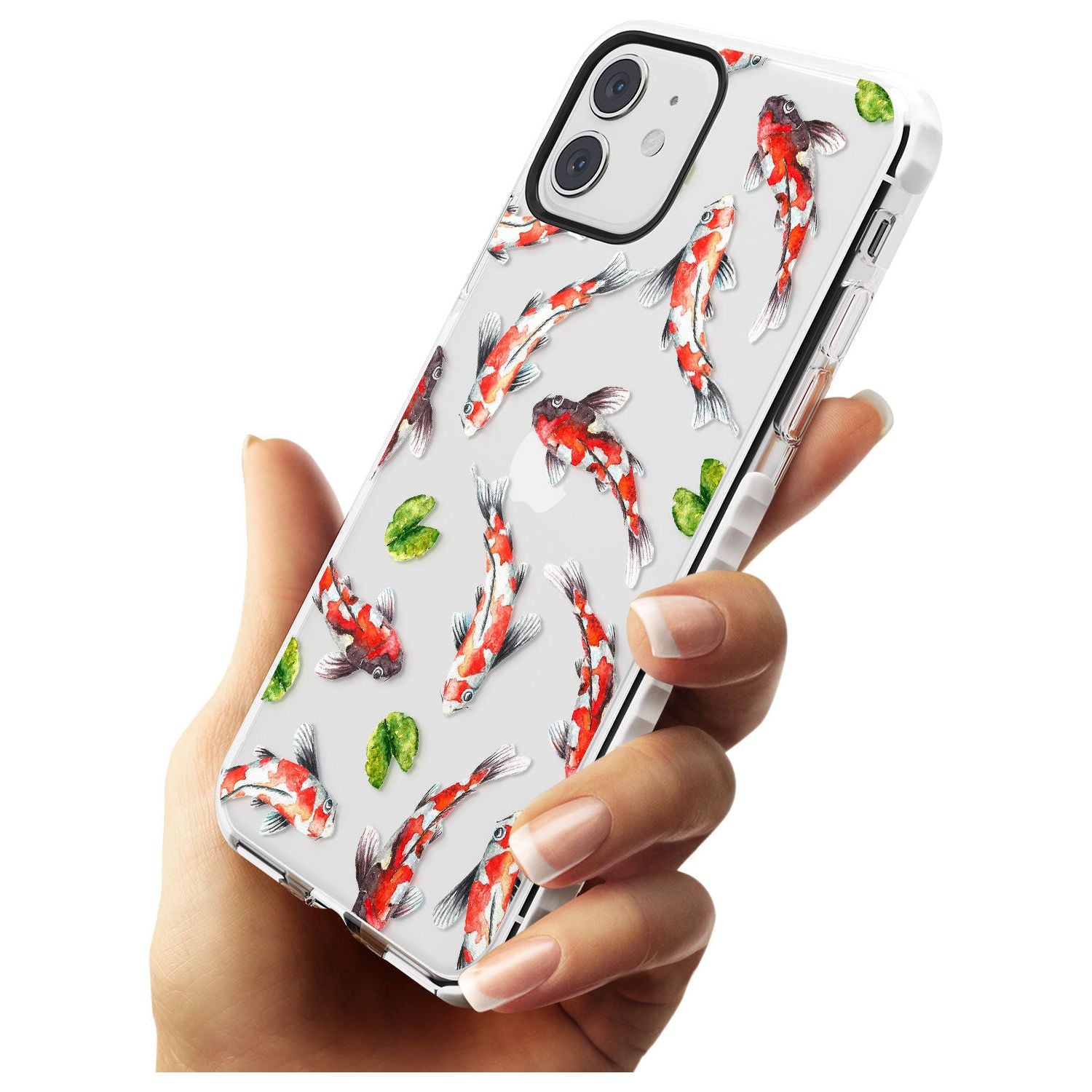 Koi Fish Japanese Watercolour iPhone Case Phone Case - Case Warehouse