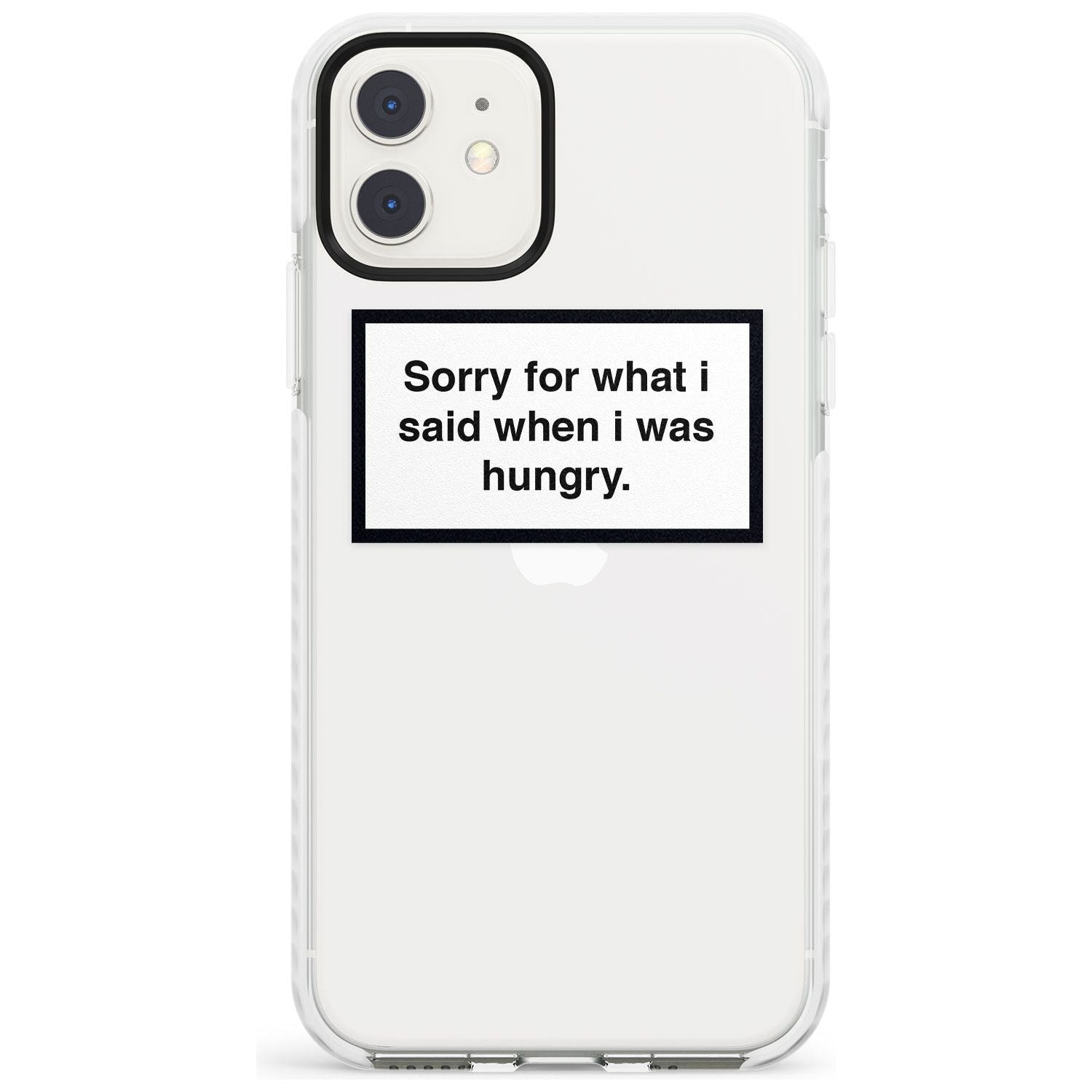 Sorry for what I said iPhone Case Impact Case Phone Case - Case Warehouse