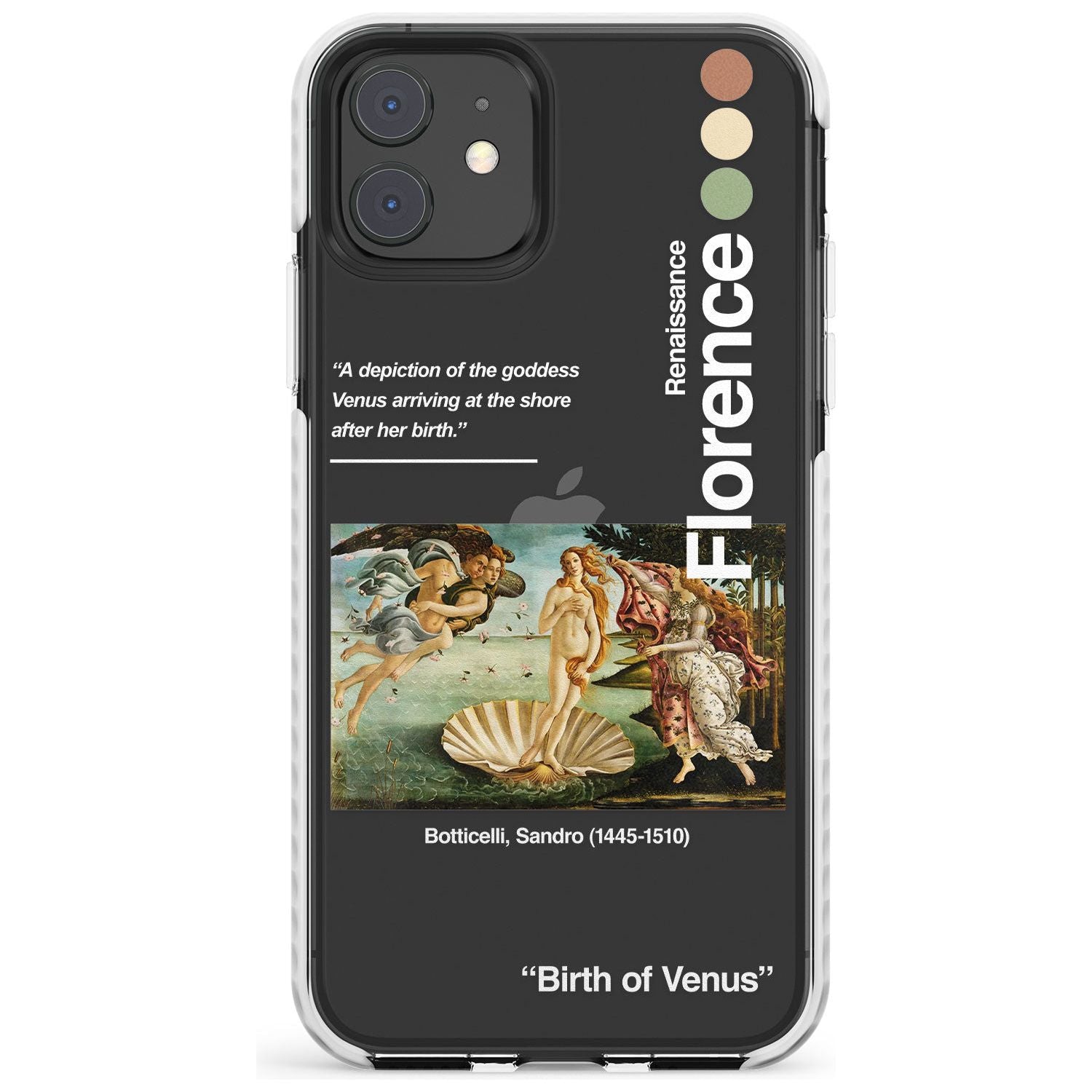 Birth of Venus Impact Phone Case for iPhone 11, iphone 12