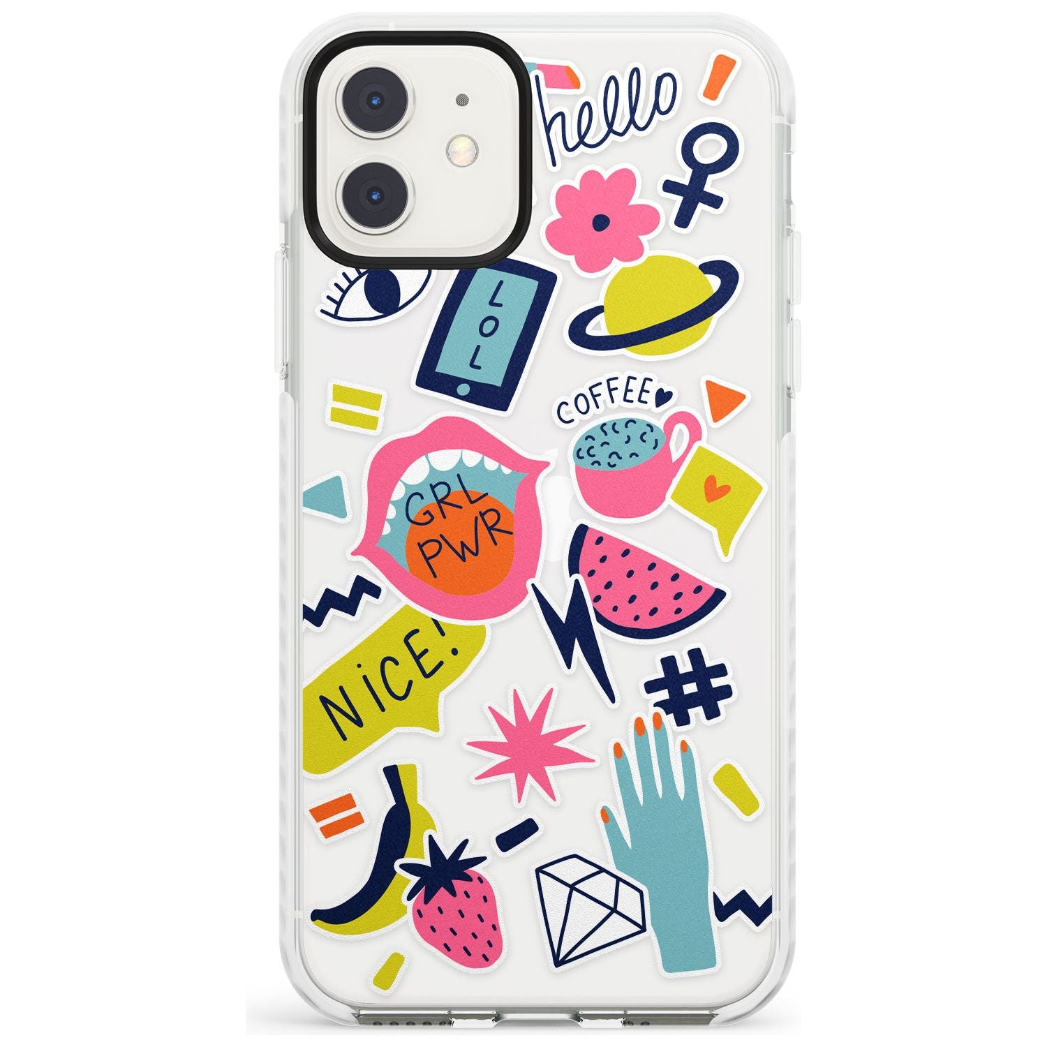 GRL PWR iPhone Case Impact Case Phone Case - Case Warehouse