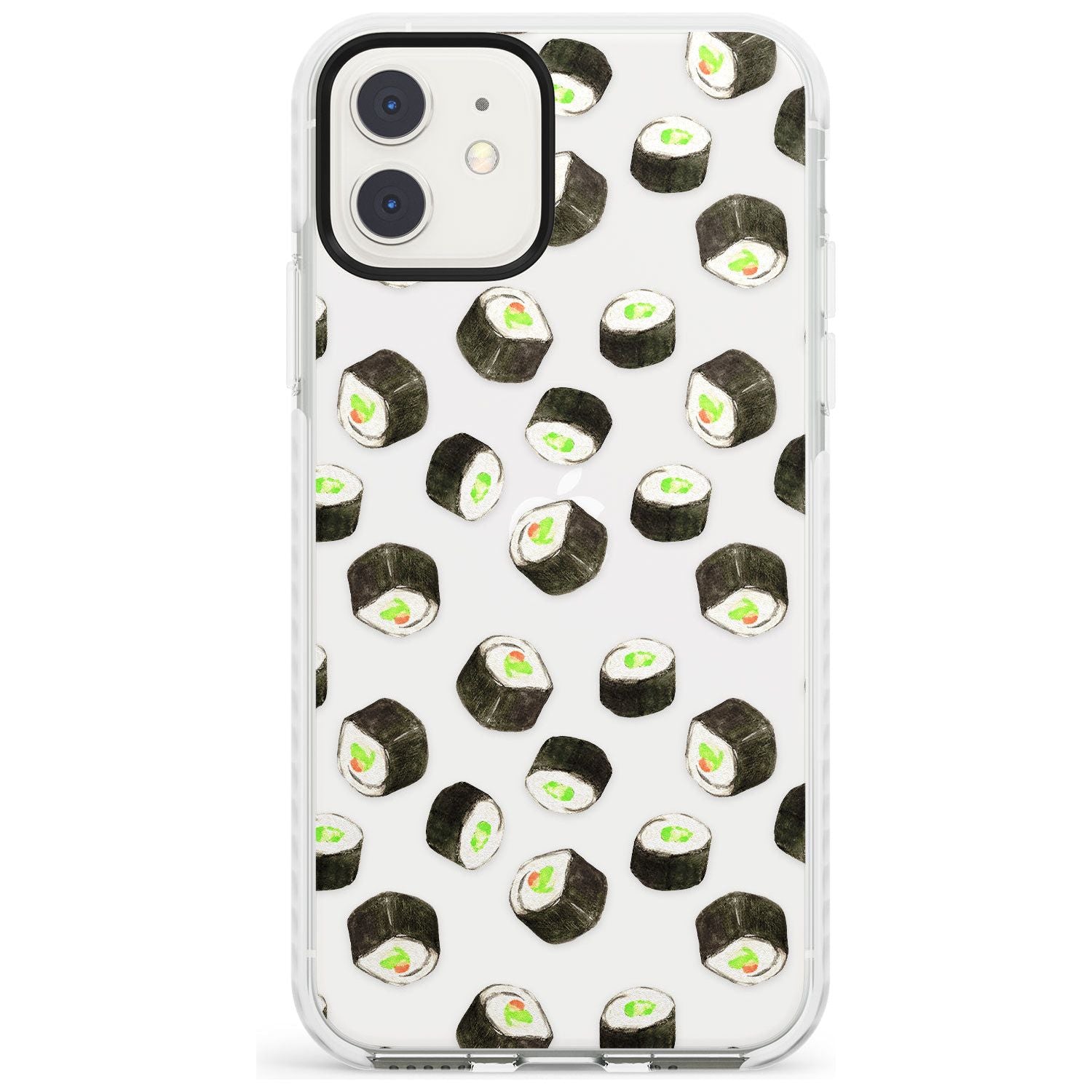 Maki Rolls Sushi Pattern iPhone Case Impact Case Phone Case - Case Warehouse