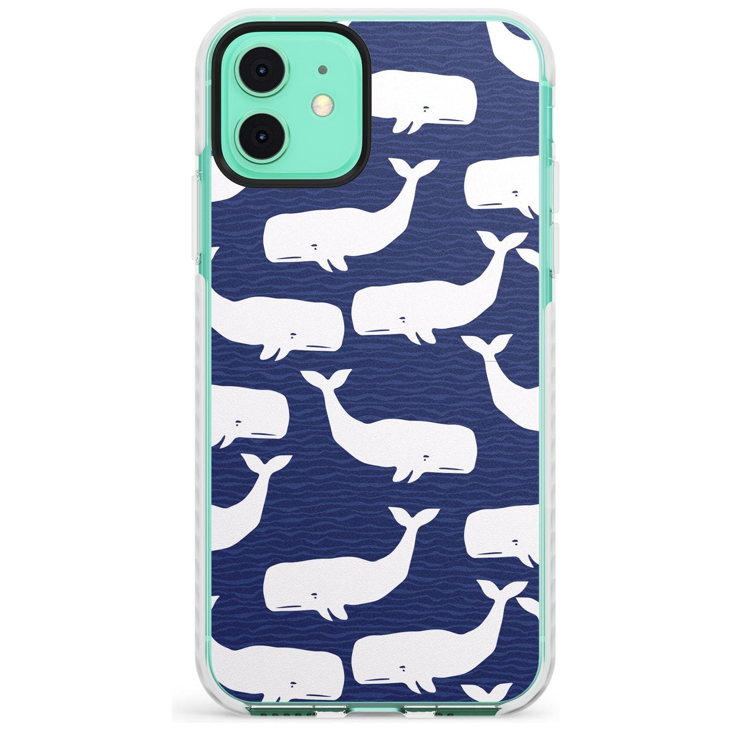 Cute Whales Slim TPU Phone Case for iPhone 11