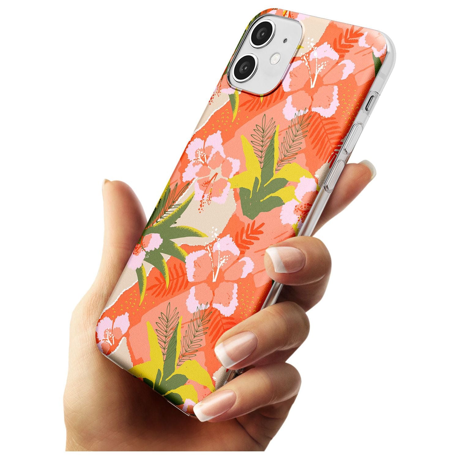 Hawaiian Flowers Abstract Pattern iPhone Case Phone Case - Case Warehouse