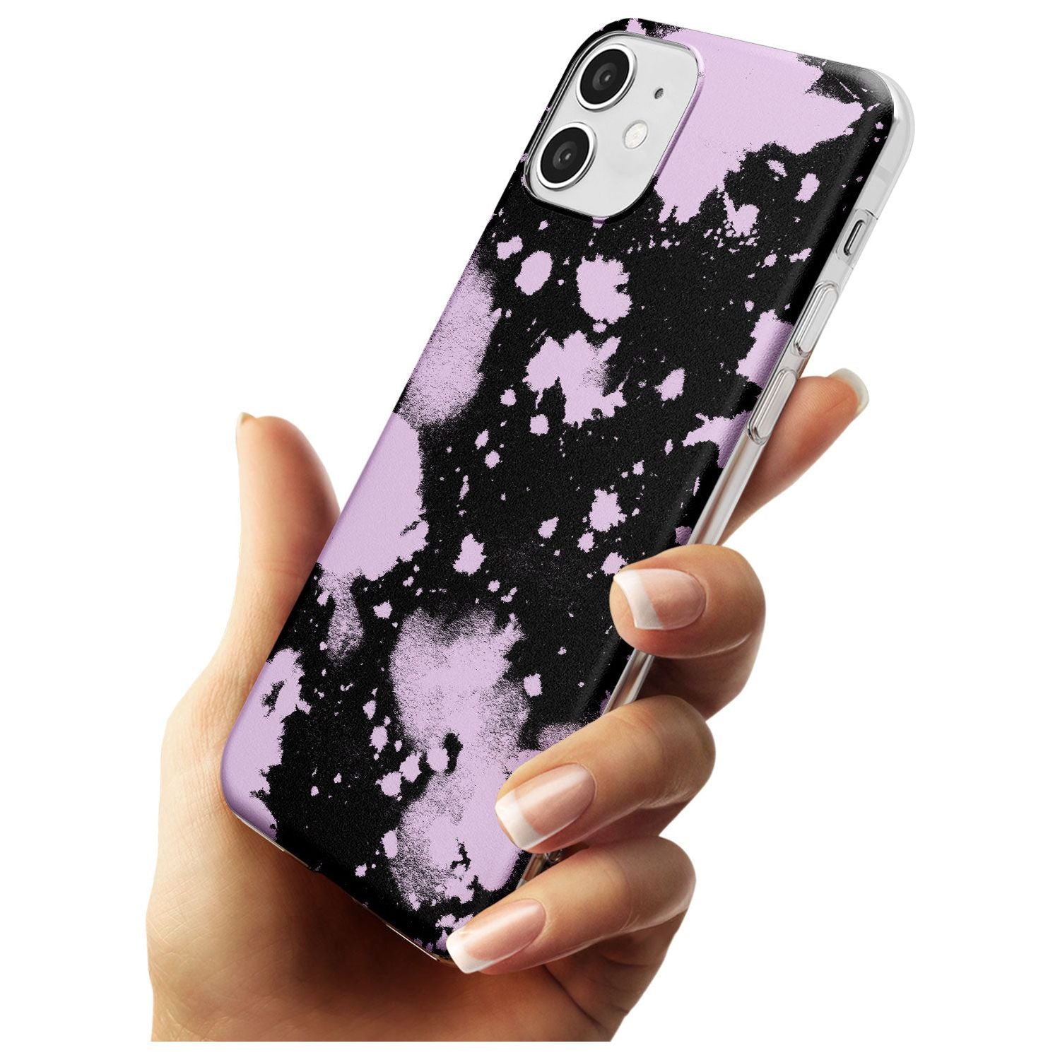 Pink & Black Acid Wash Tie-Dye iPhone Case Phone Case - Case Warehouse