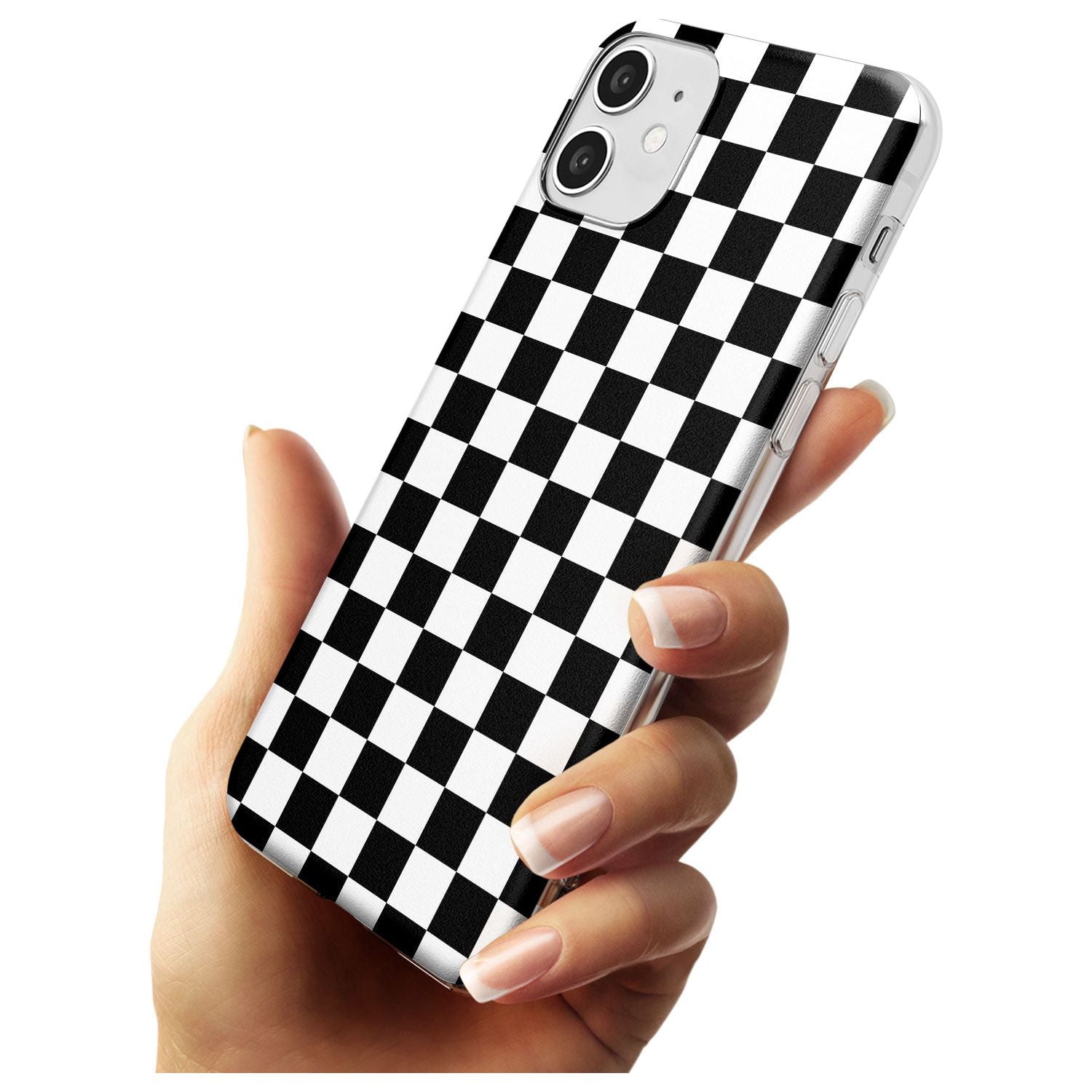 Black Checkered iPhone Case Phone Case - Case Warehouse