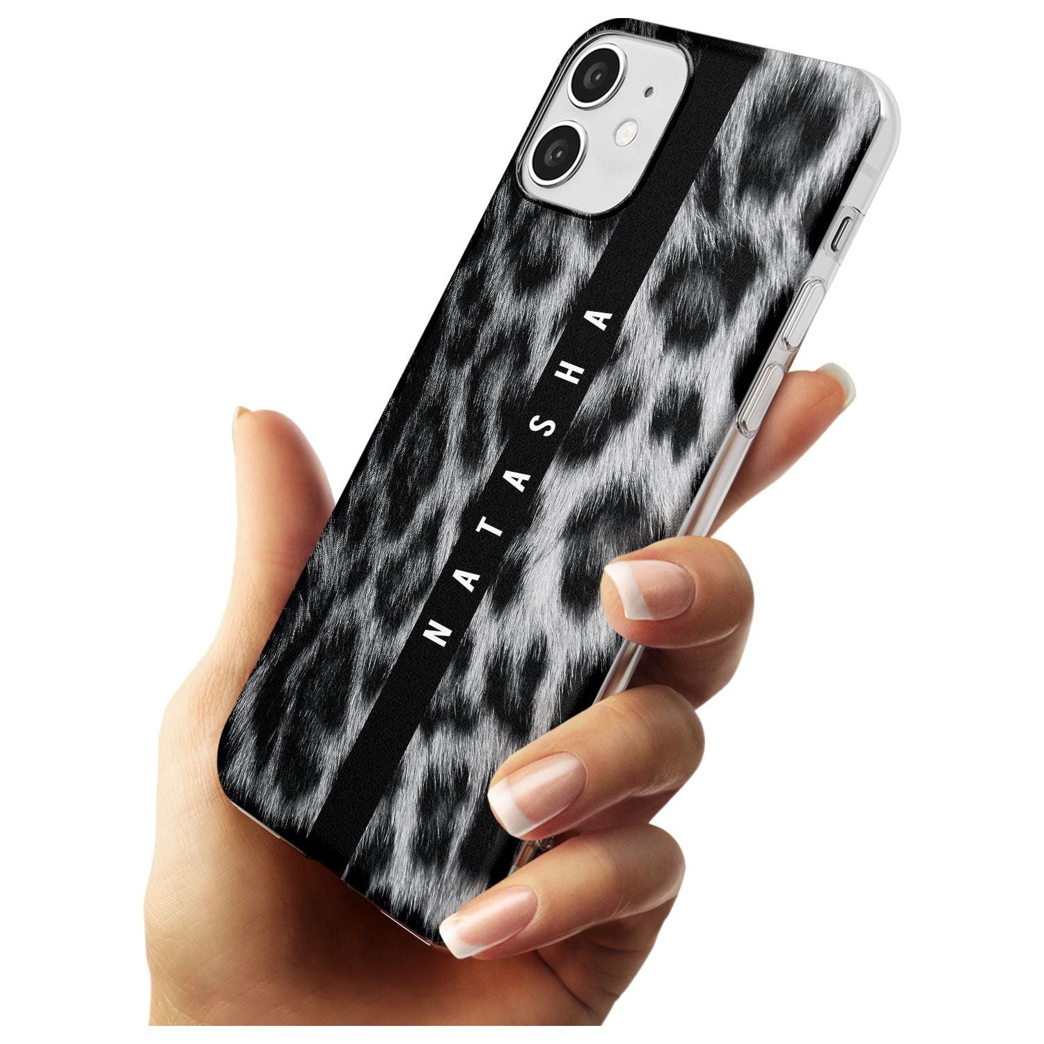 Snow Leopard Print iPhone Case Custom Phone Case - Case Warehouse