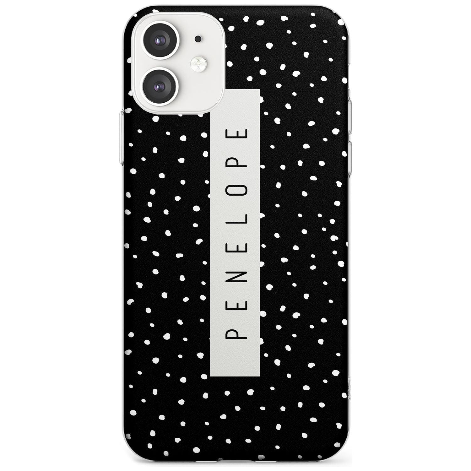 Custom Black Dots iPhone Case Slim Case Custom Phone Case - Case Warehouse