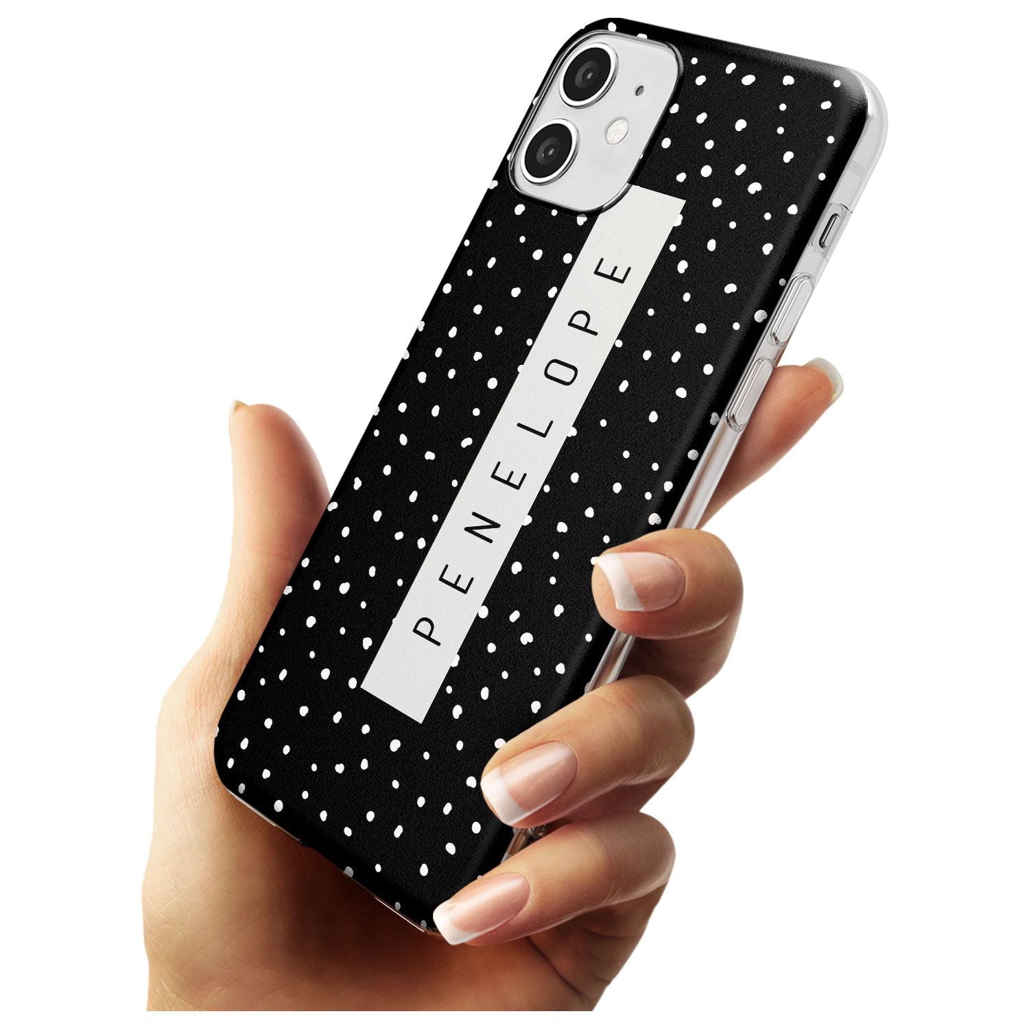 Custom Black Dots iPhone Case Custom Phone Case - Case Warehouse