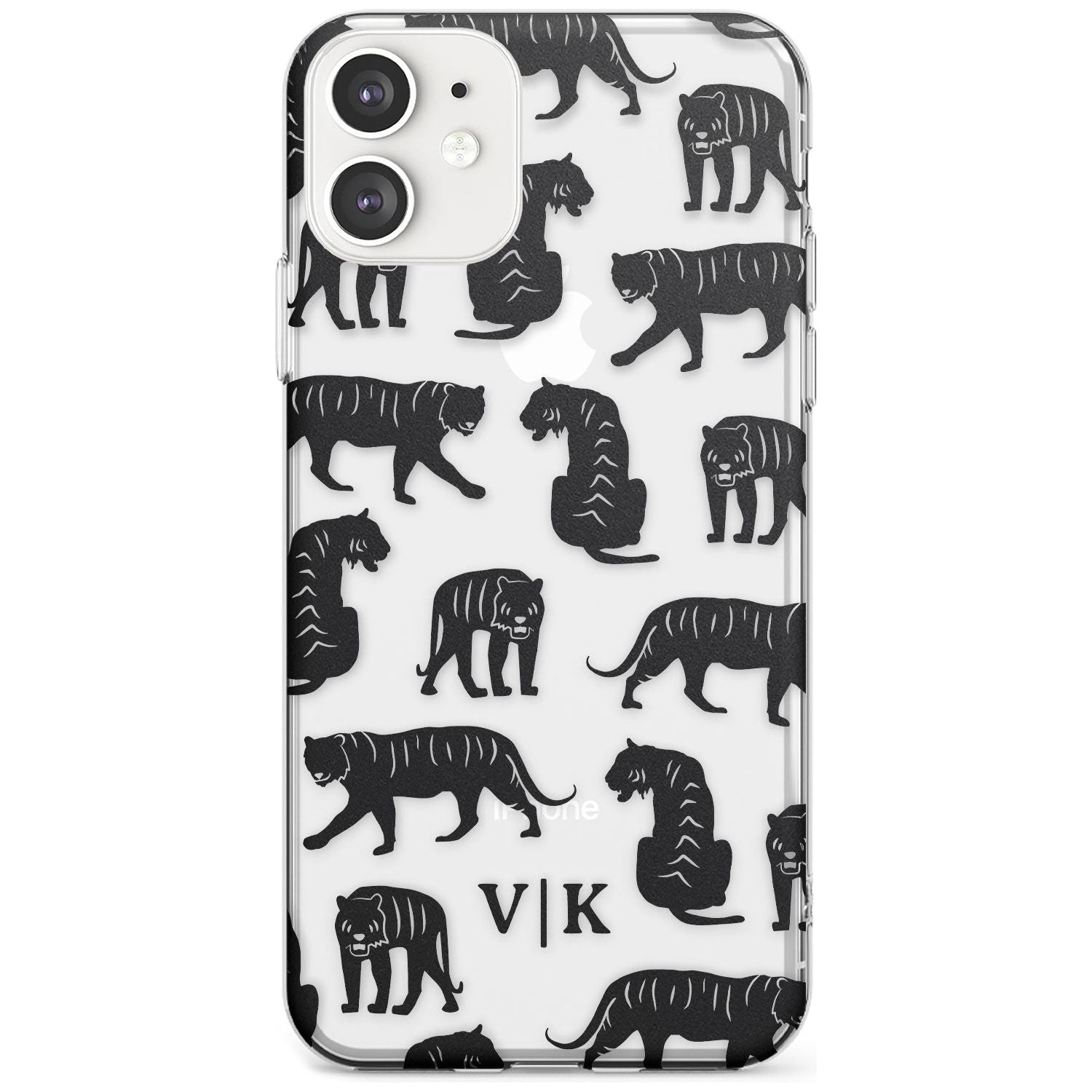 Tiger Silhouettes iPhone Case Slim Case Custom Phone Case - Case Warehouse