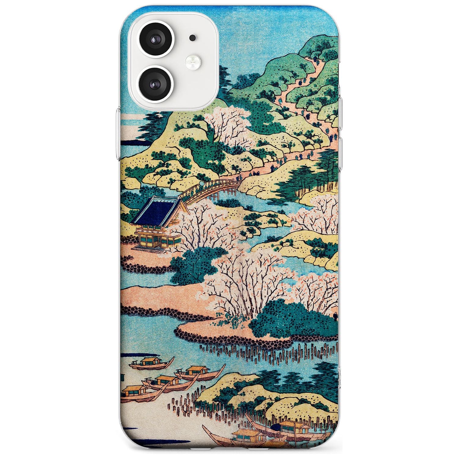 Coastal Community by Katsushika Hokusai Black Impact Phone Case for iPhone 11