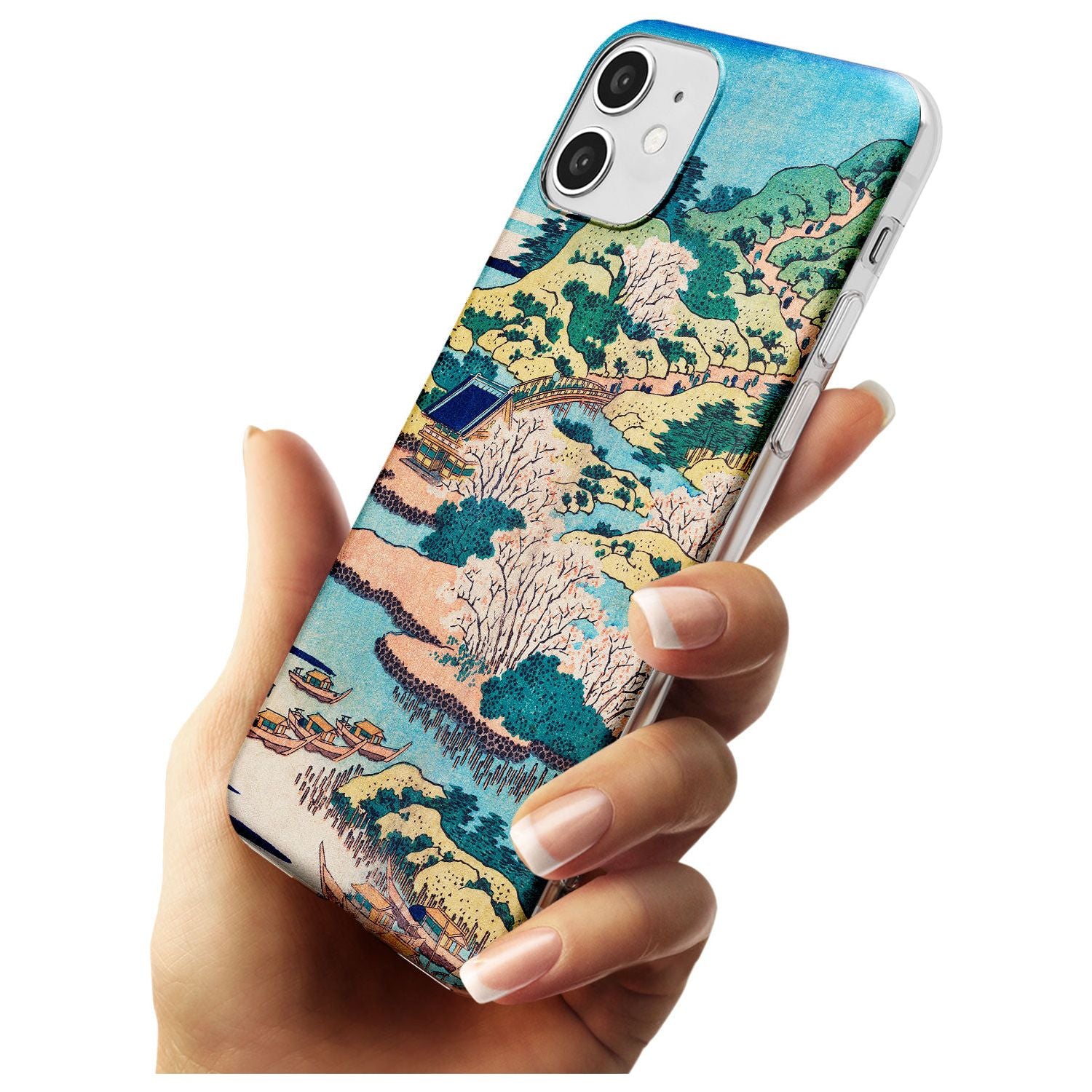 Coastal Community by Katsushika Hokusai Black Impact Phone Case for iPhone 11