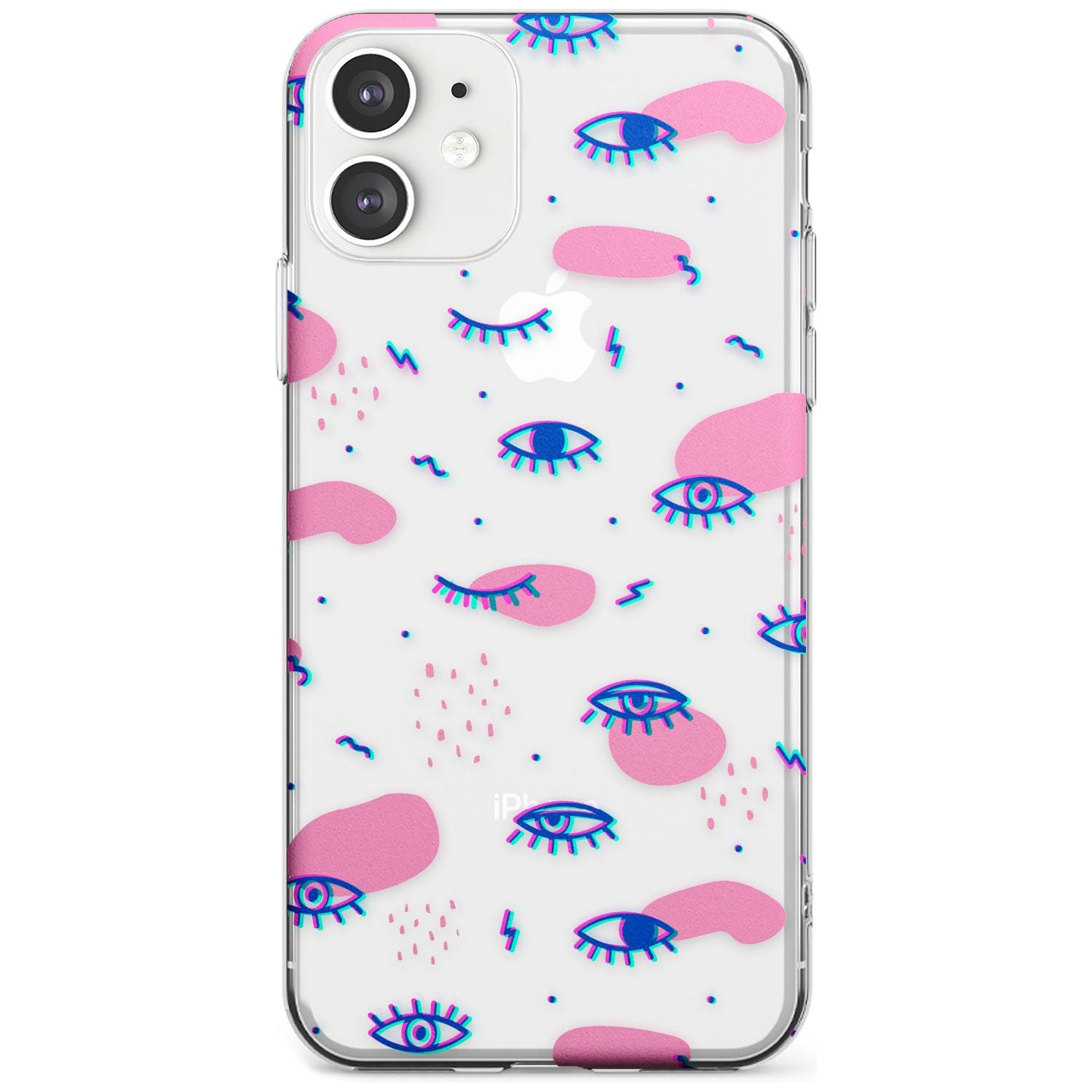 Pink Eye Blotches iPhone Case Slim Case Phone Case - Case Warehouse