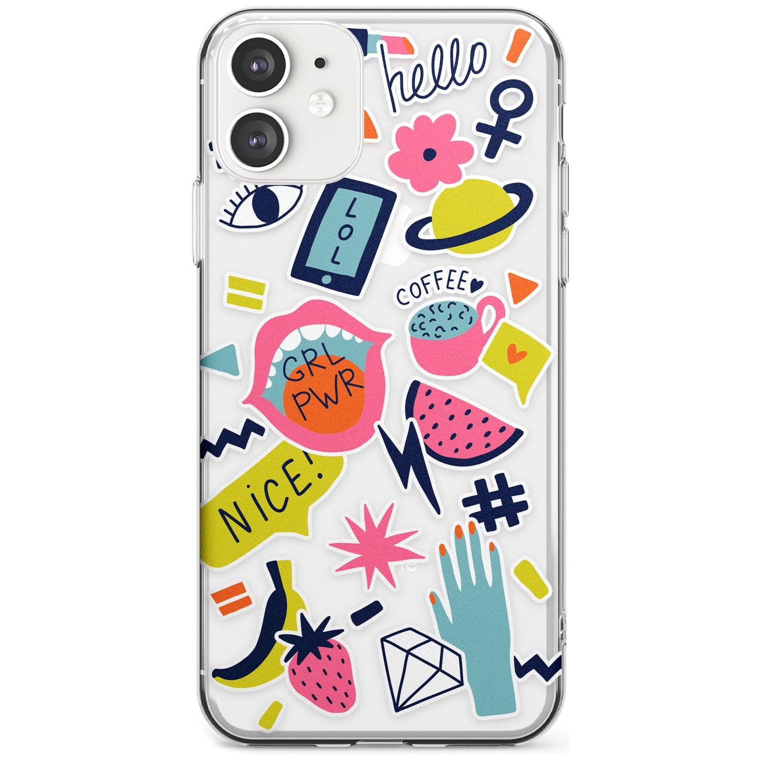 GRL PWR iPhone Case Slim Case Phone Case - Case Warehouse