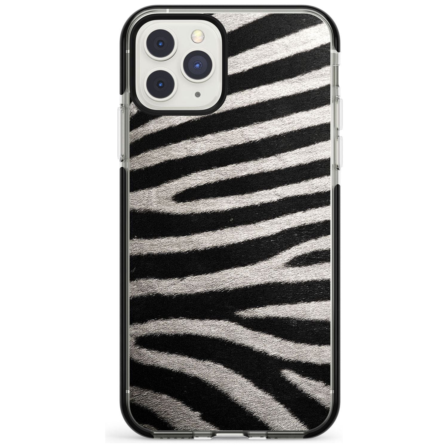 Zebra Print iPhone Case Black Impact Phone Case - Case Warehouse