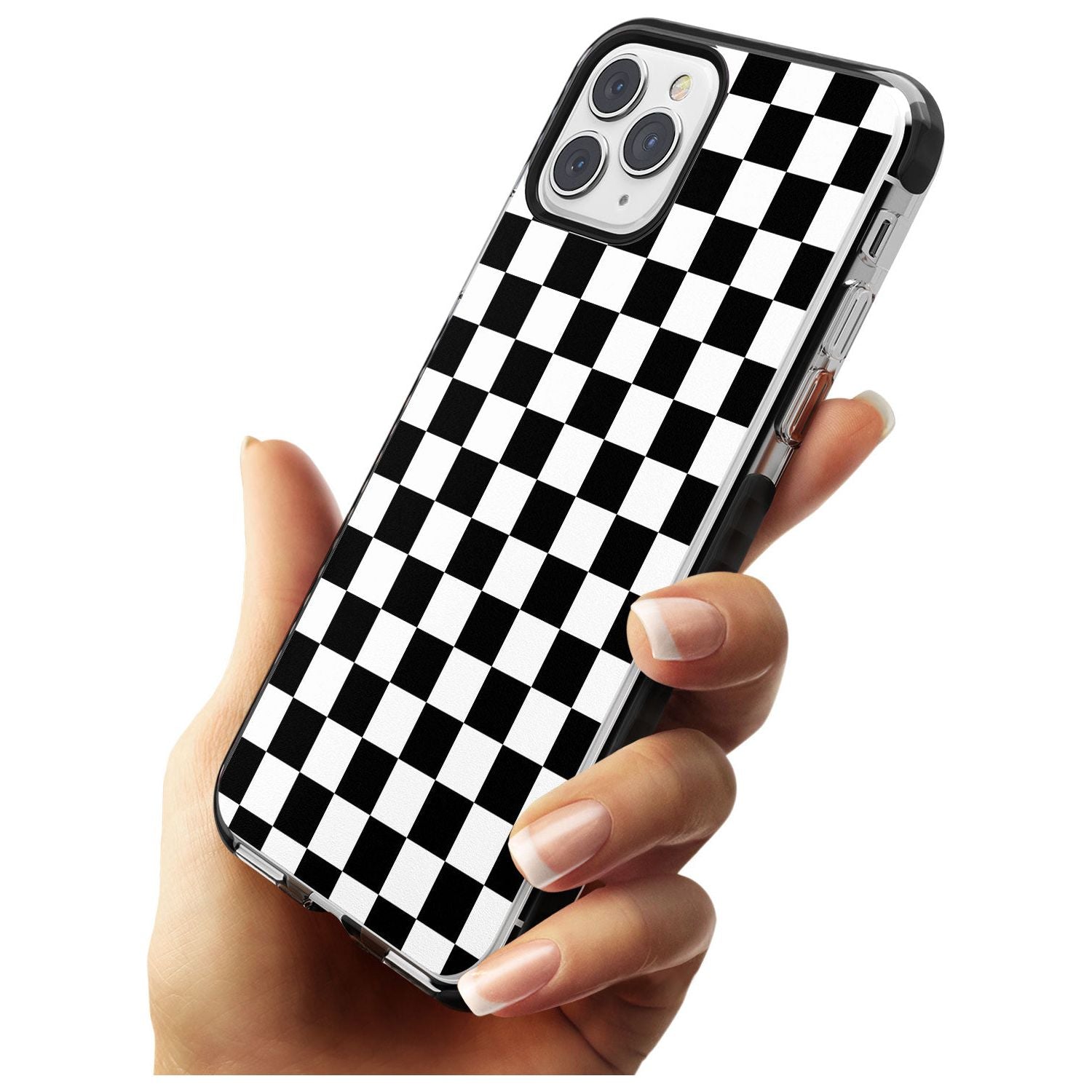 Black Checkered iPhone Case Phone Case - Case Warehouse