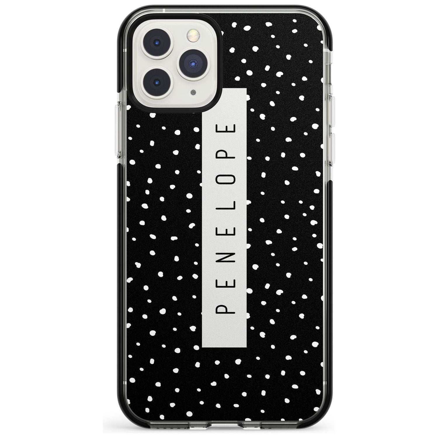 Custom Black Dots iPhone Case Black Impact Custom Phone Case - Case Warehouse
