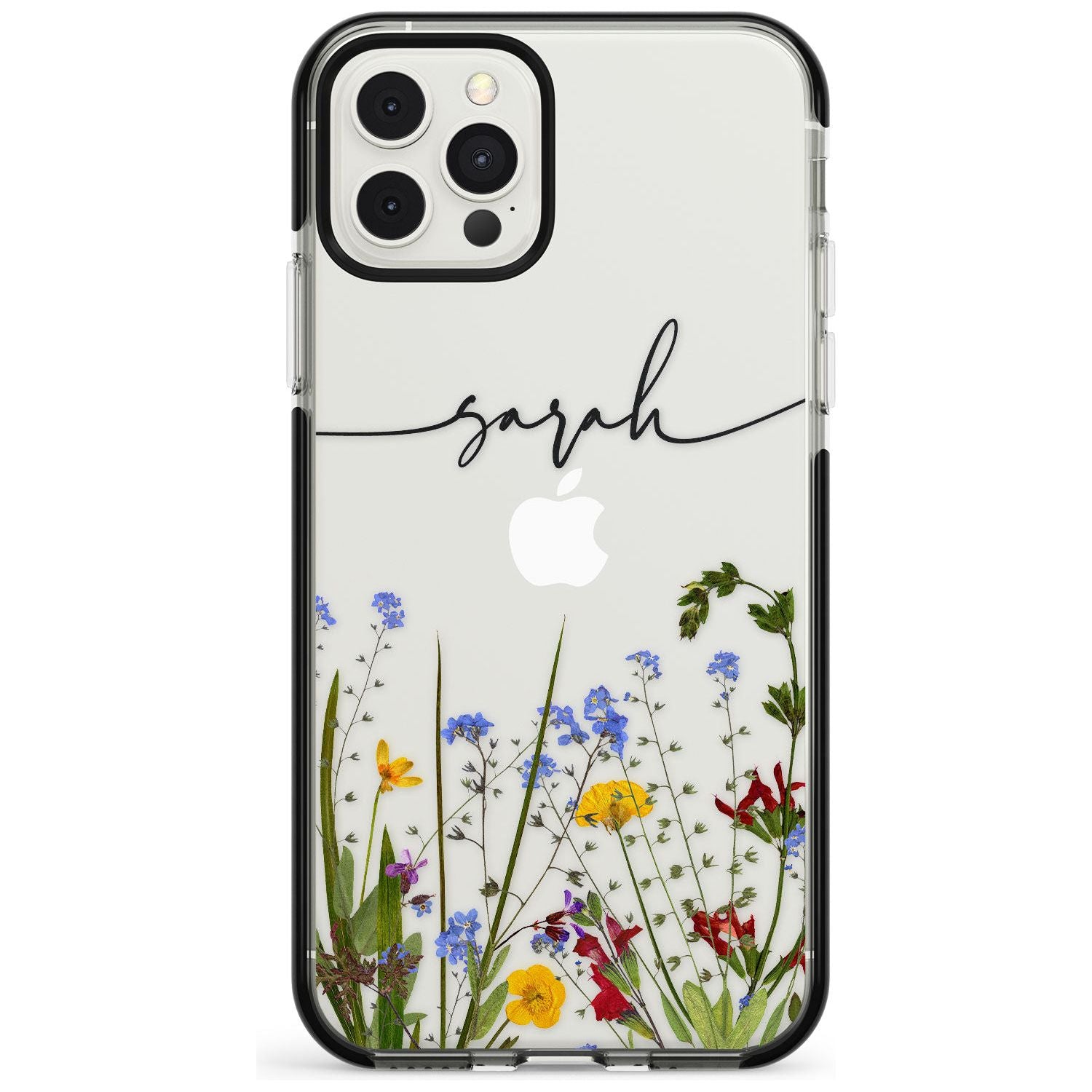 White Stars on Clear Impact Phone Case for iPhone 11, iphone 12