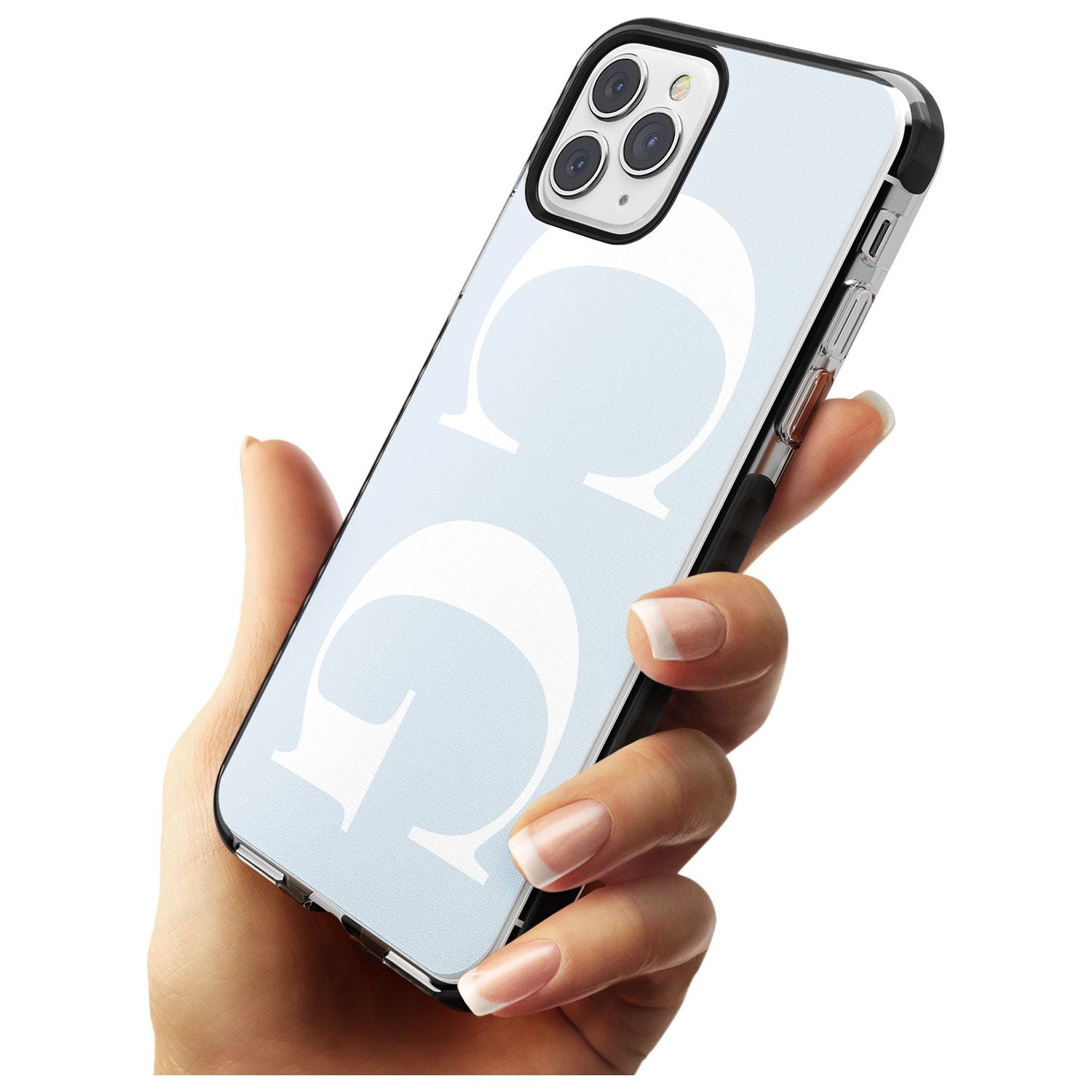 White & Blue Personalised iPhone Case Custom Phone Case - Case Warehouse