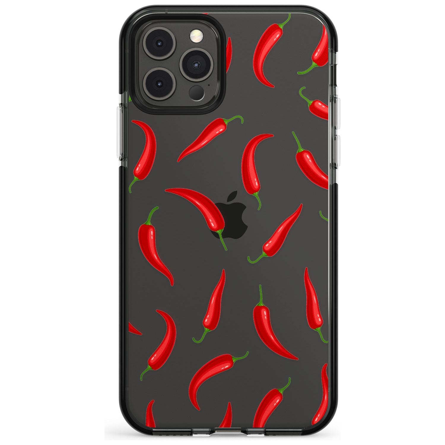 Chilly Pattern Black Impact Phone Case for iPhone 11