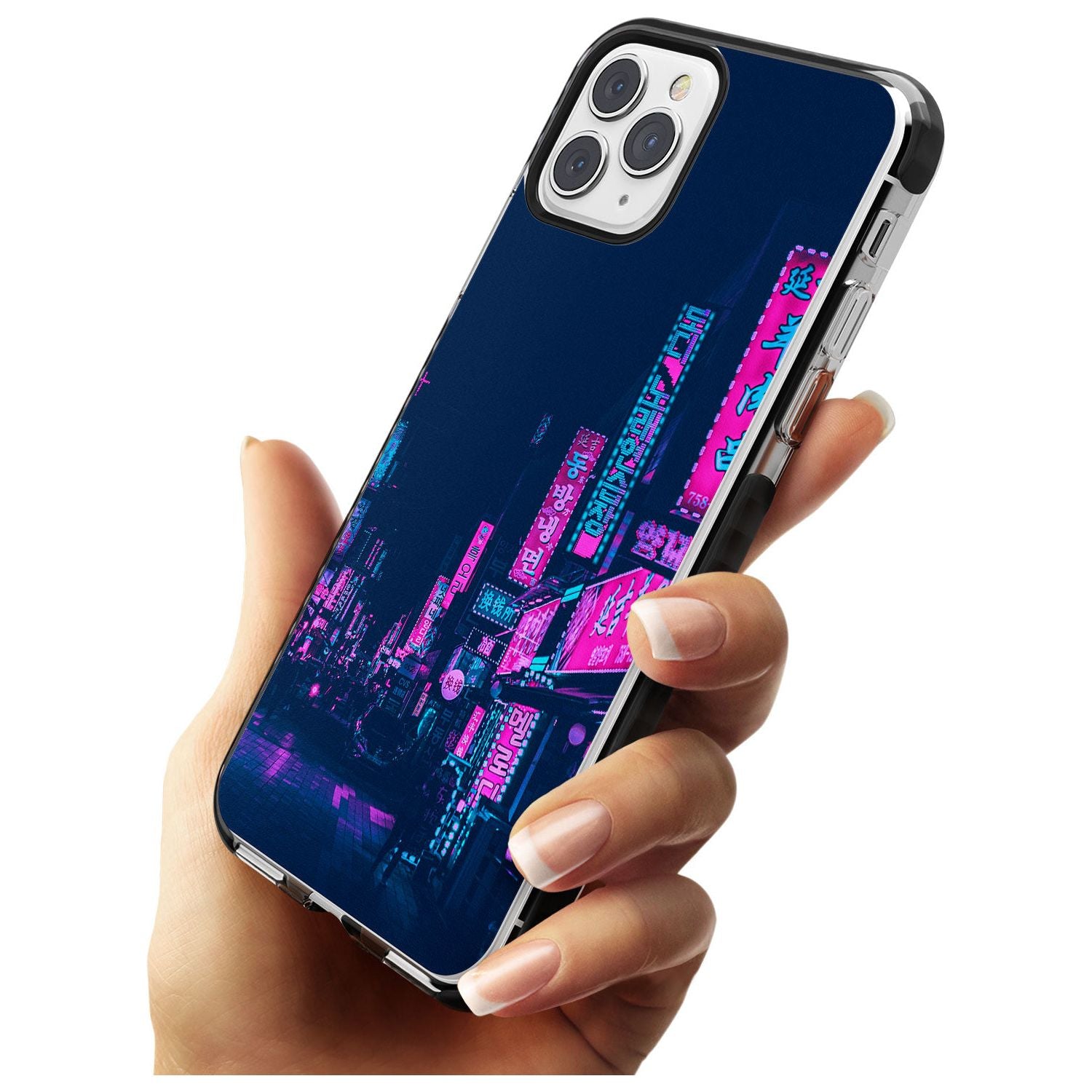 Pink & Turquoise - Neon Cities iPhone Case Phone Case - Case Warehouse