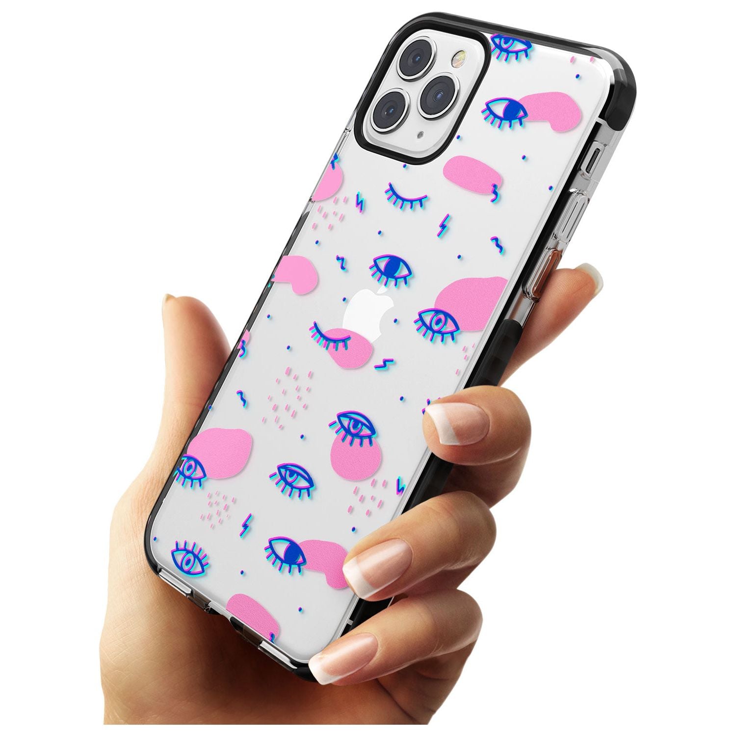 Pink Eye Blotches iPhone Case Phone Case - Case Warehouse