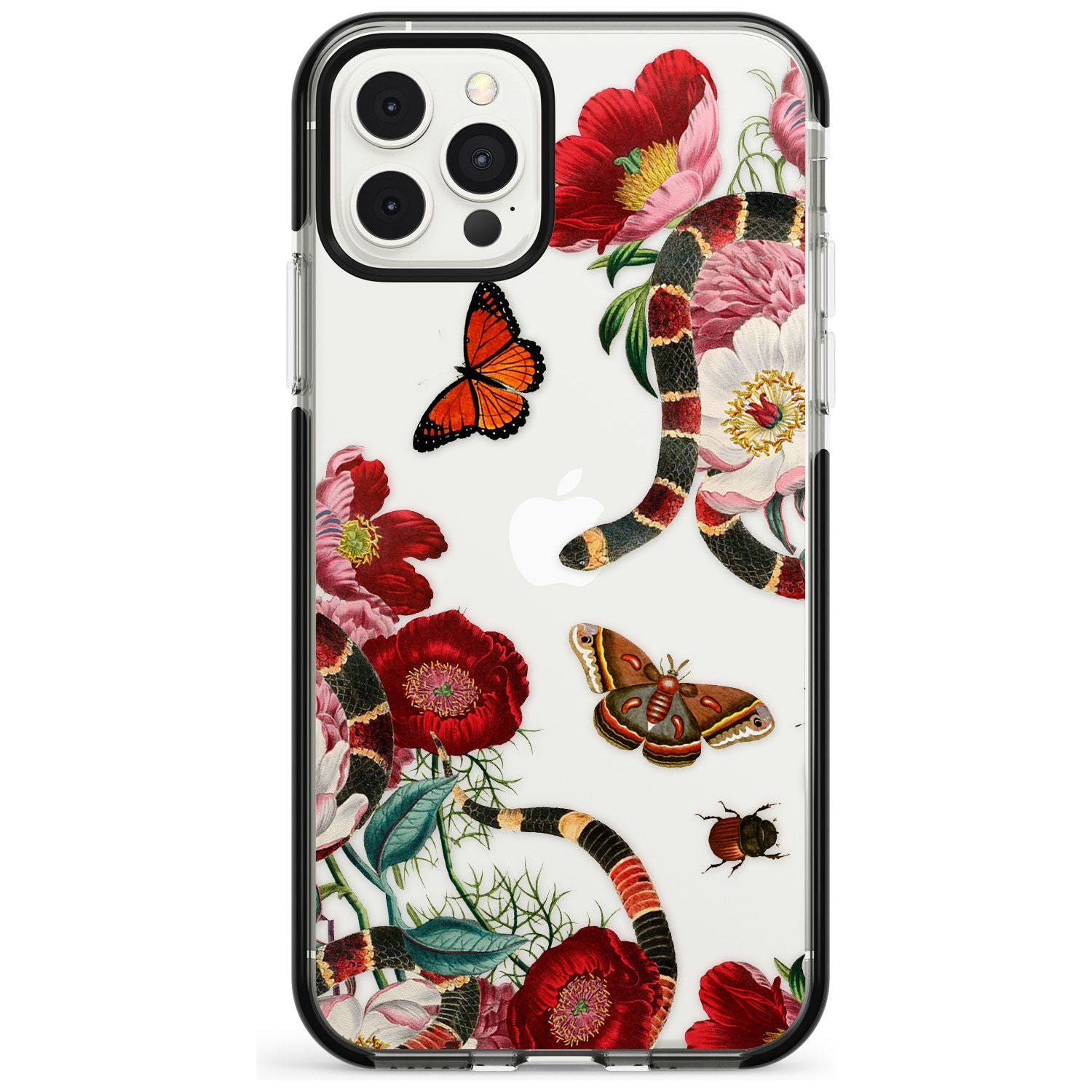 Botanical Snake Pink Fade Impact Phone Case for iPhone 11