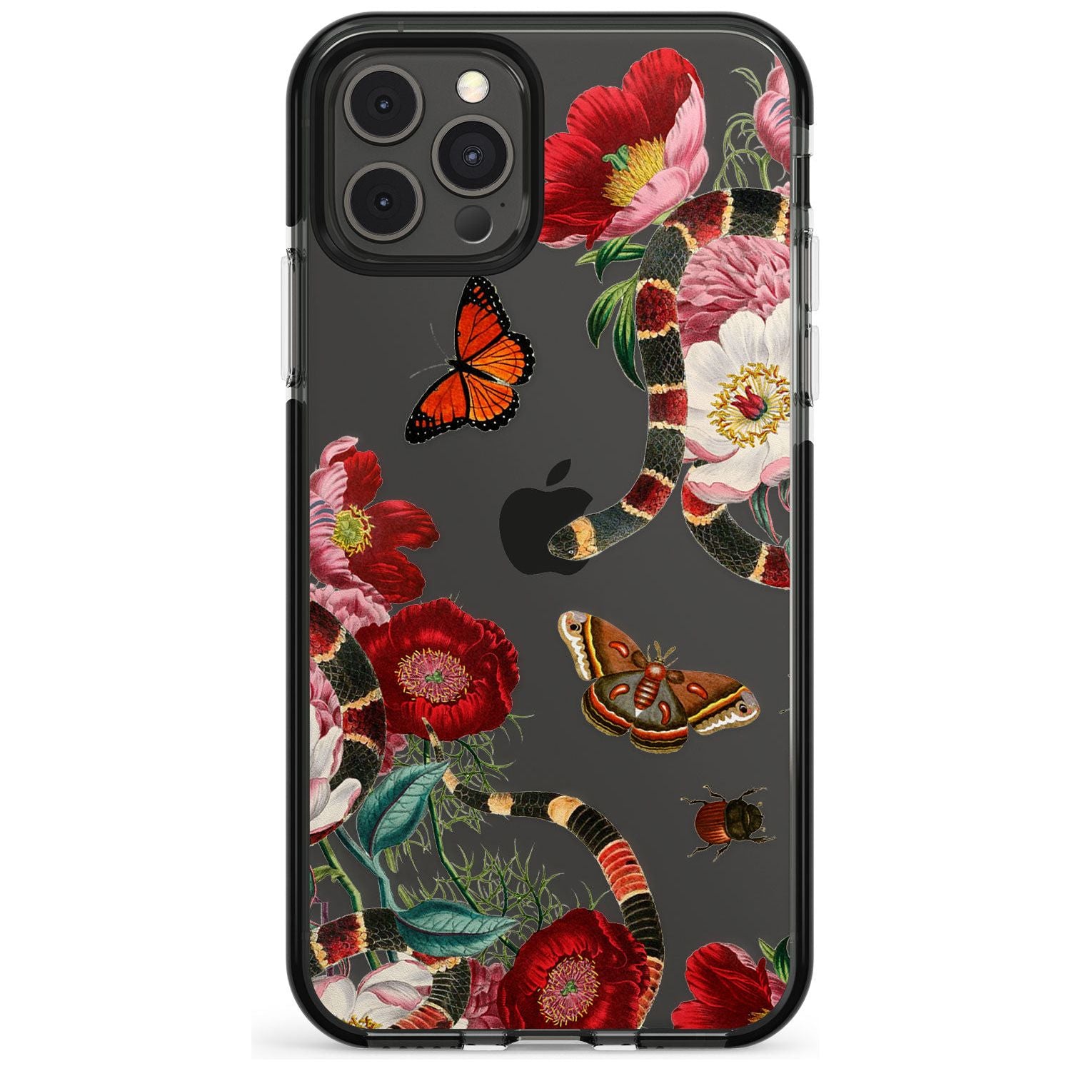 Botanical Snake Pink Fade Impact Phone Case for iPhone 11