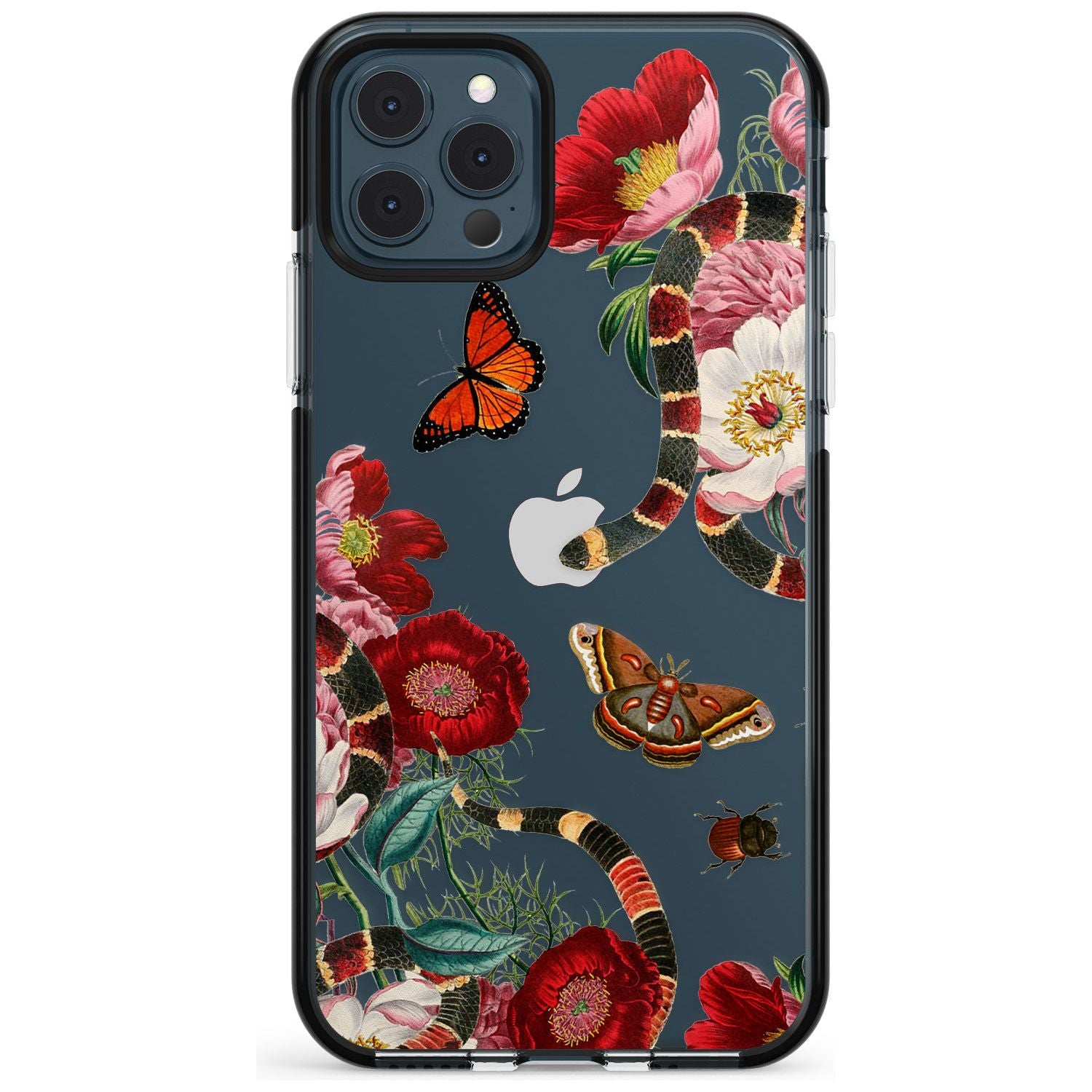 Botanical Snake Pink Fade Impact Phone Case for iPhone 11