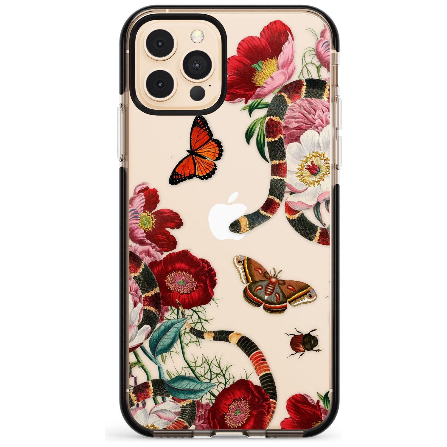 Botanical Snake Pink Fade Impact Phone Case for iPhone 11