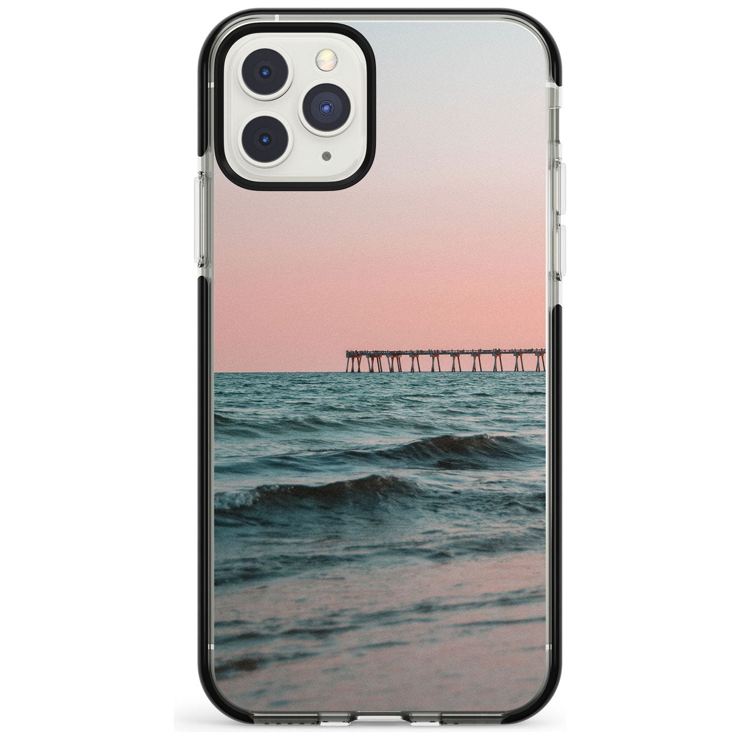 Beach Pier Photograph Black Impact Phone Case for iPhone 11 Pro Max