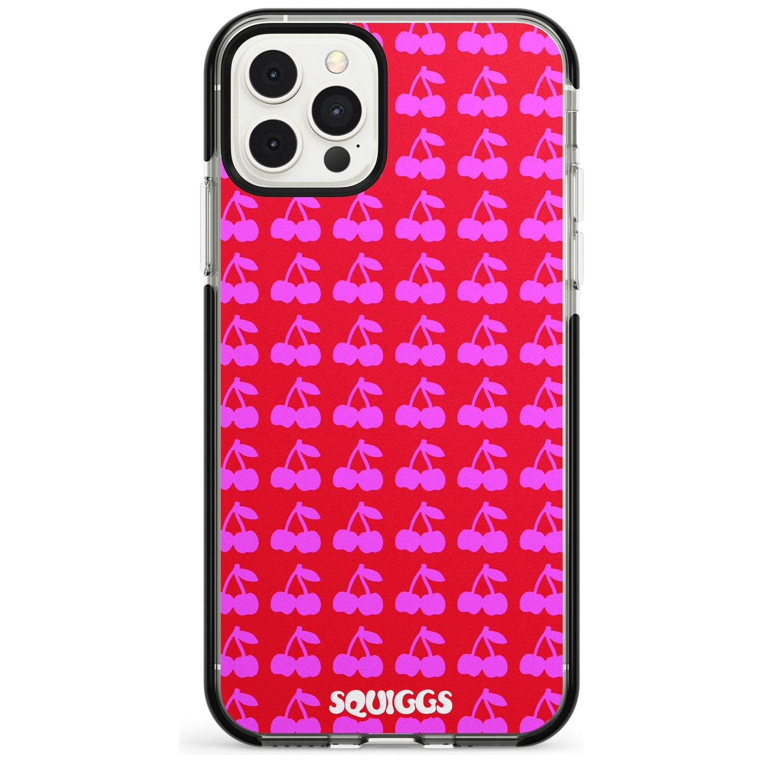 Red Cherries Pink Fade Impact Phone Case for iPhone 11