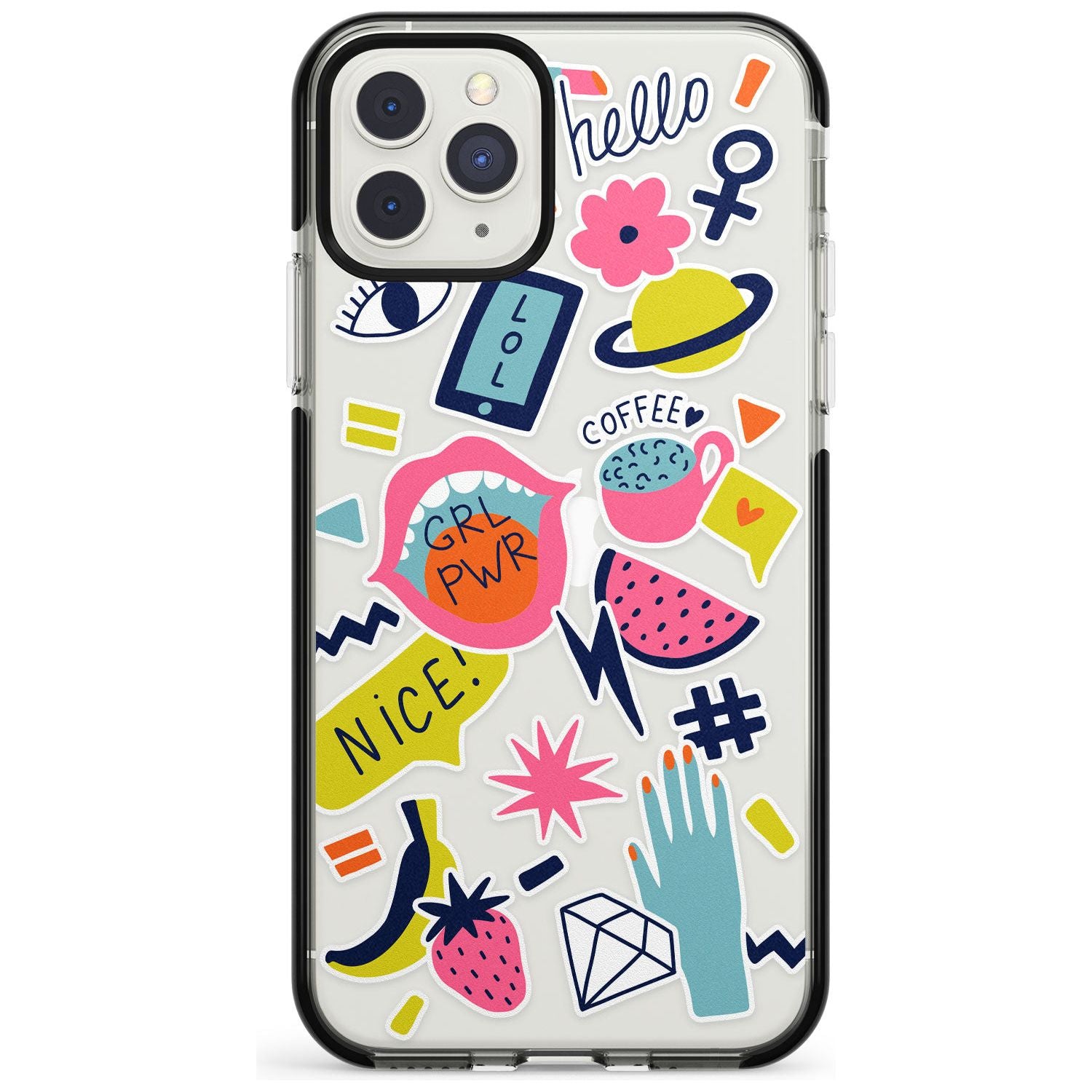 GRL PWR iPhone Case Black Impact Phone Case - Case Warehouse
