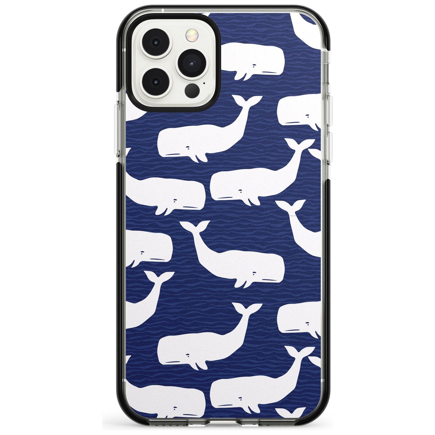Cute Whales Pink Fade Impact Phone Case for iPhone 11